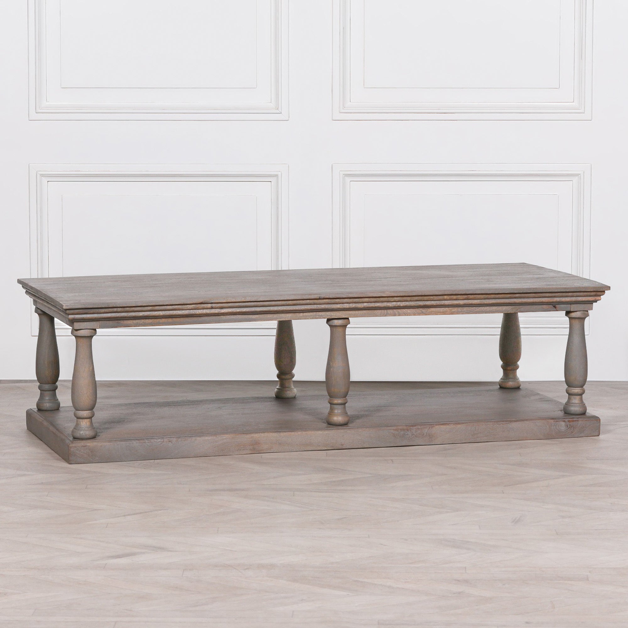 Roman Rustic Column Coffee Table