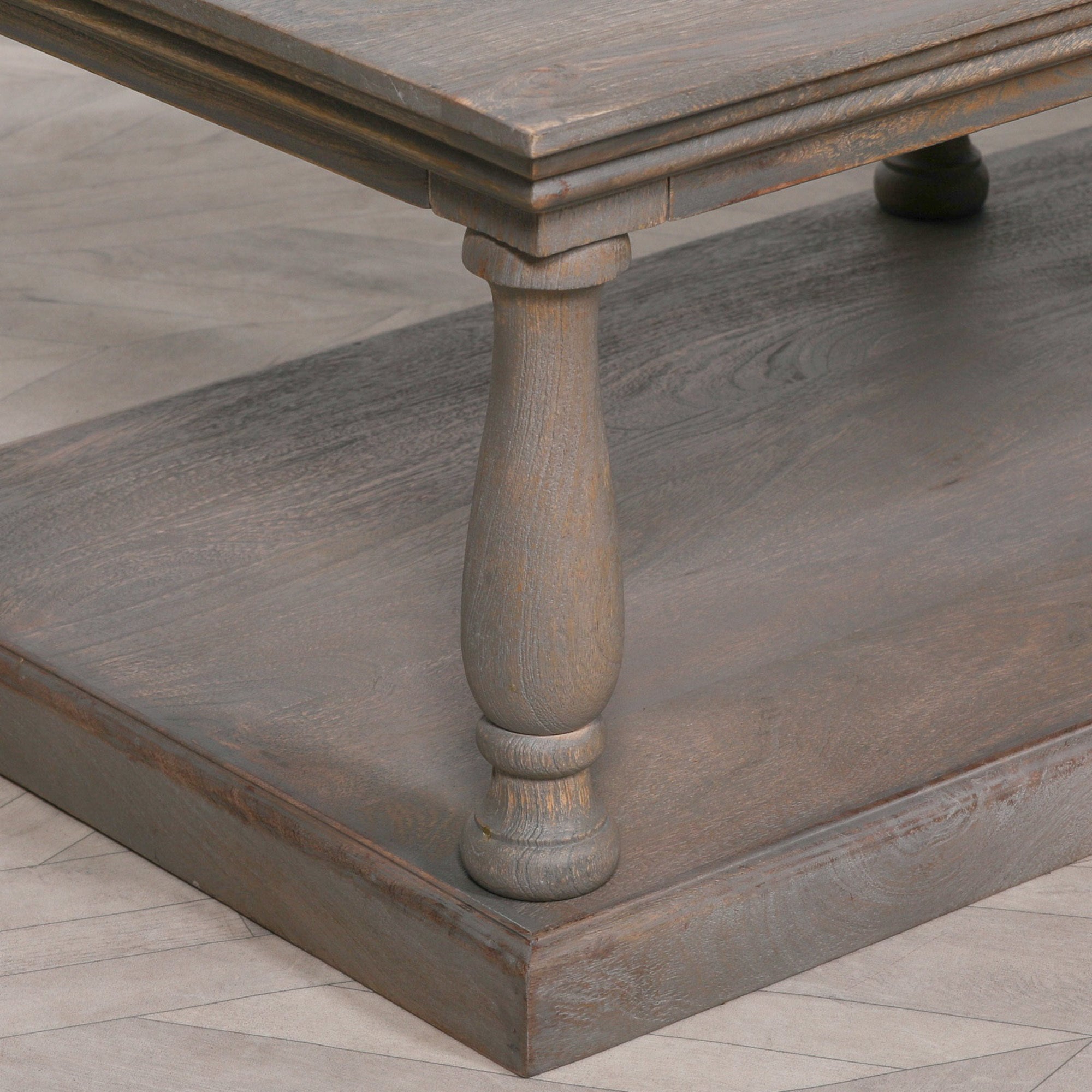 Roman Rustic Column Coffee Table