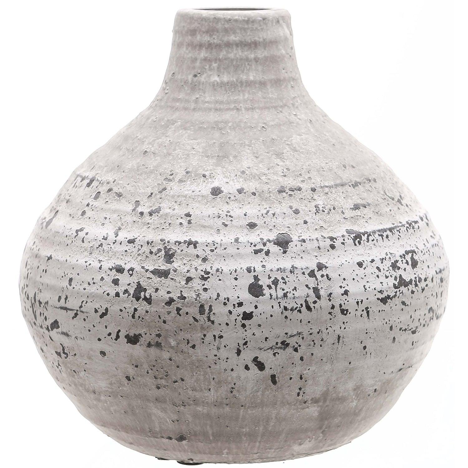 Amphora Stone Ceramic Vase - House of Altair