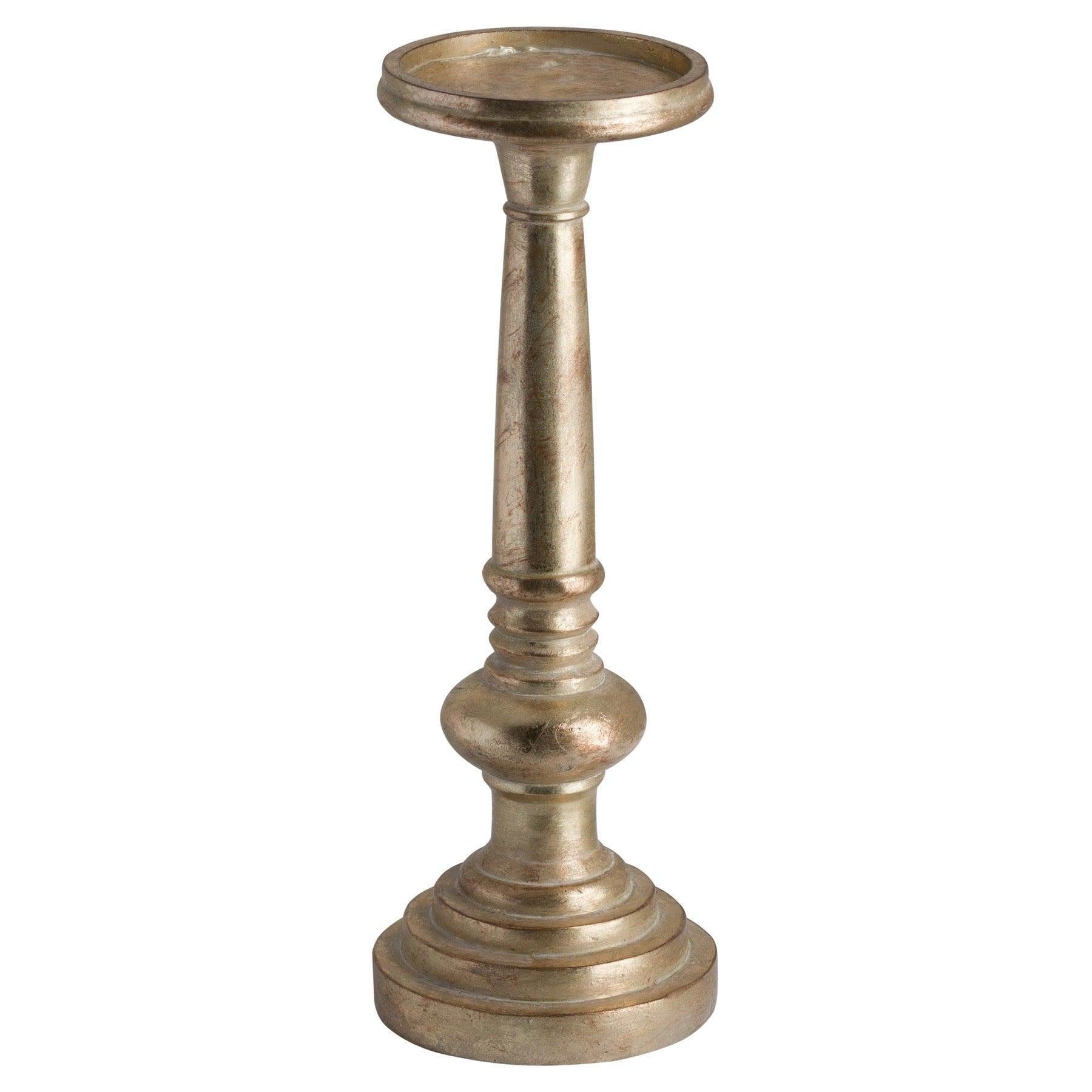 Antique Brass Effect Candle Holder - House of Altair