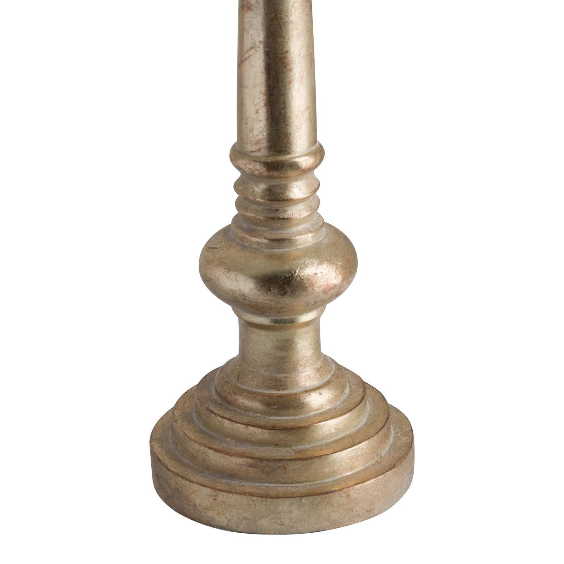 Antique Brass Effect Candle Holder - House of Altair