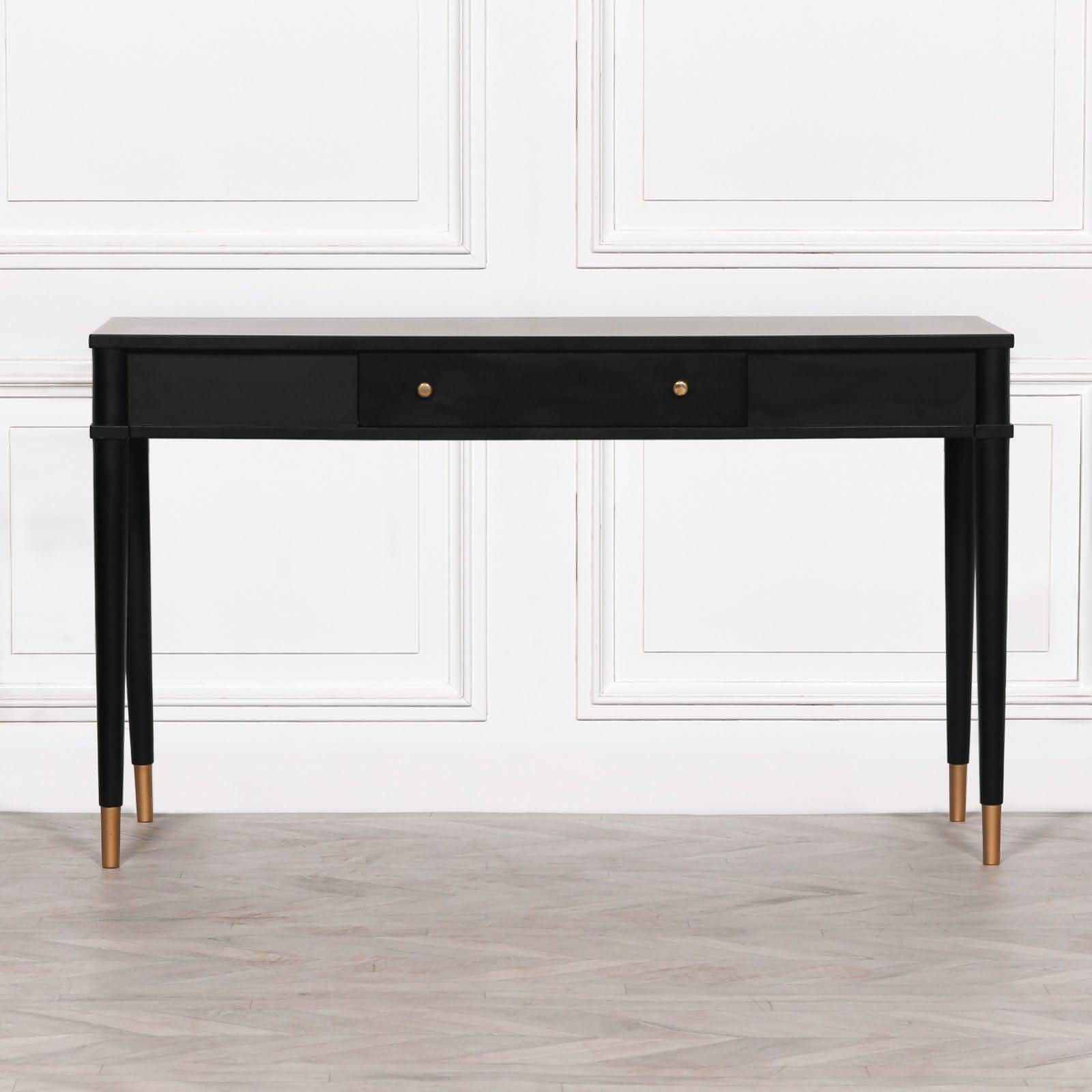 Black Painted Console Table - House of Altair