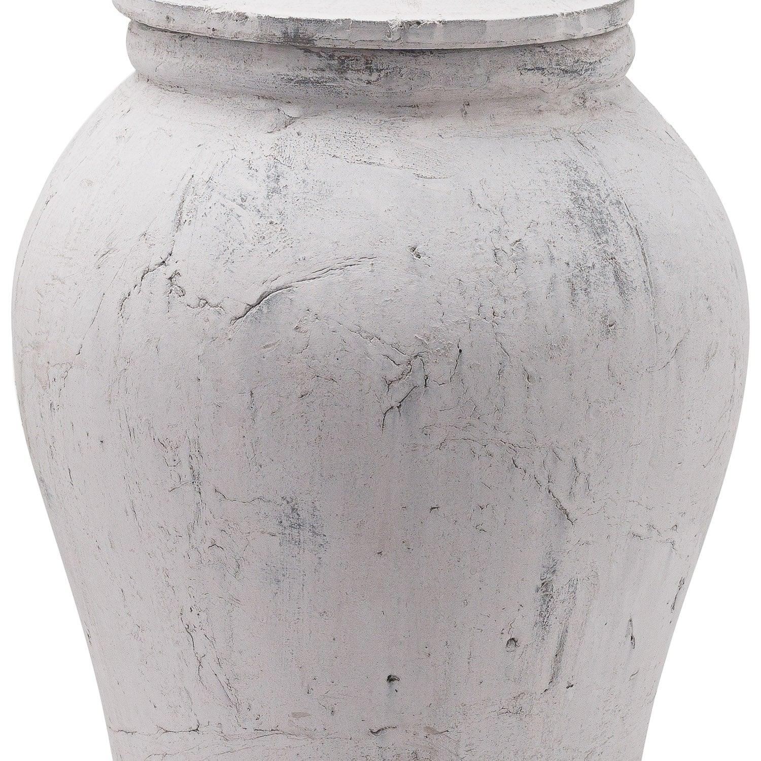 Bloomville Large Stone Ginger Jar - House of Altair