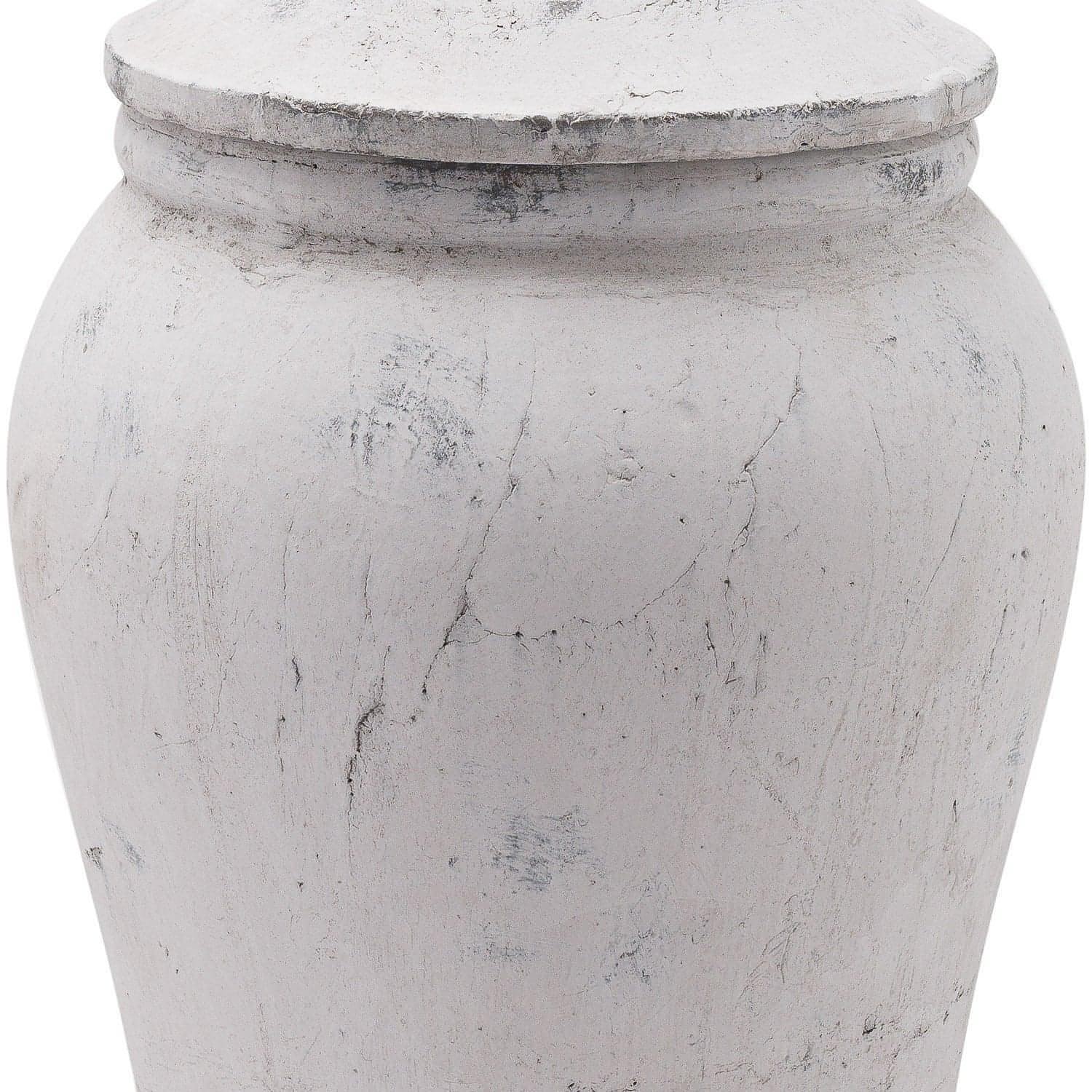 Bloomville Stone Ginger Jar - House of Altair