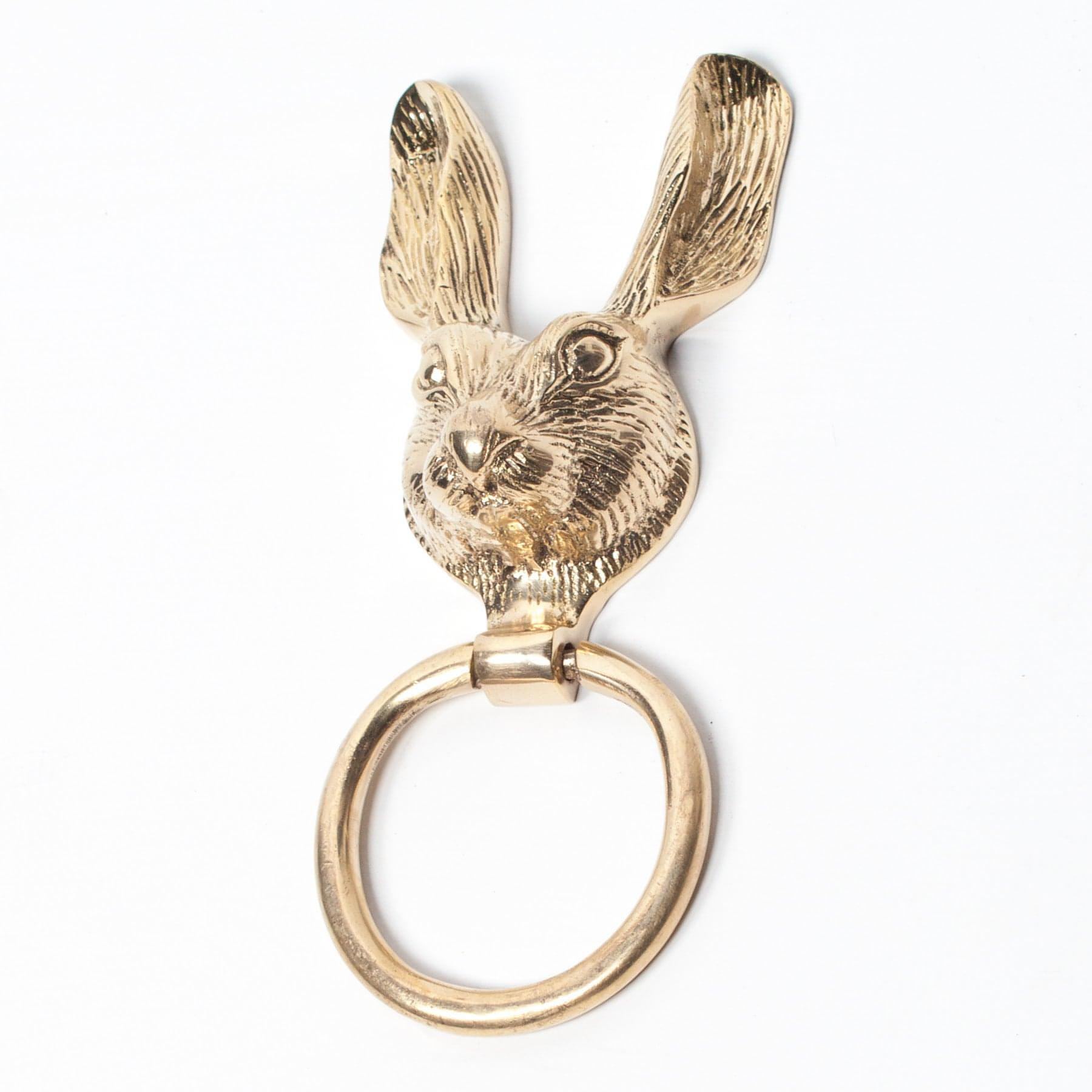 Brass Rabbit Door Knocker - House of Altair