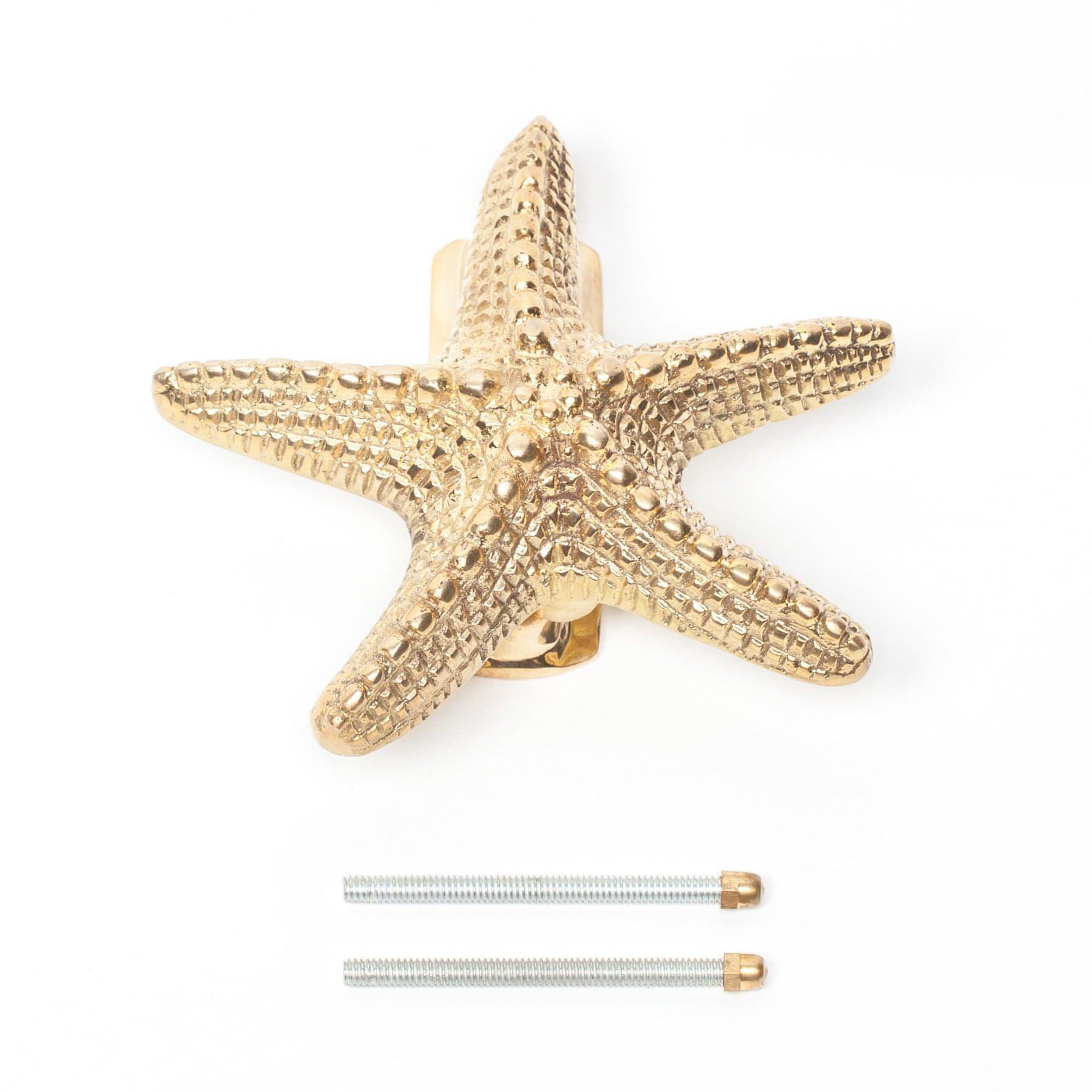 Brass Starfish Door Knocker - House of Altair