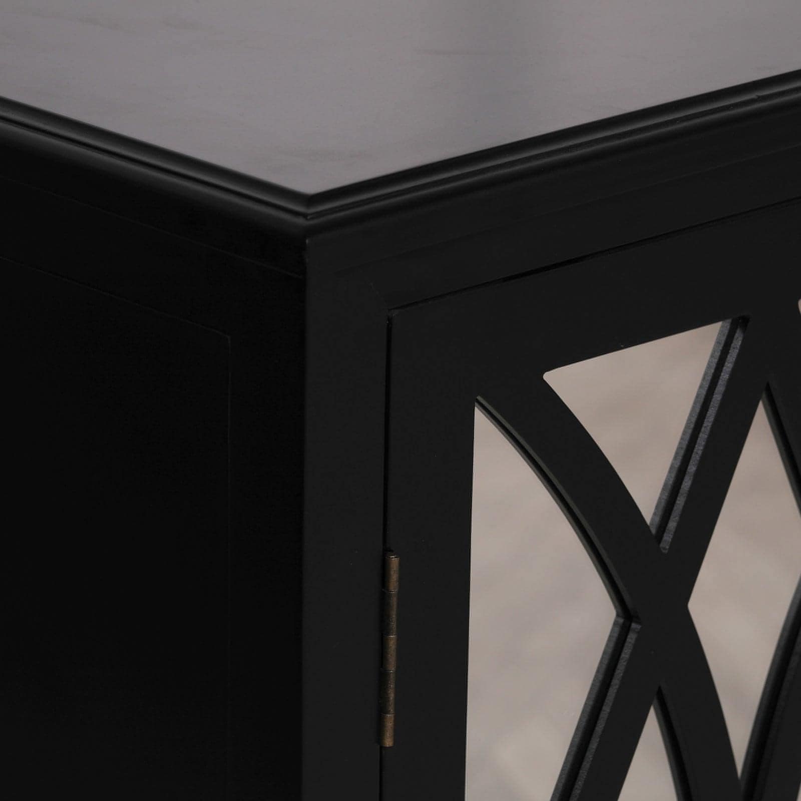 Breakfont Black Mirror Front Sideboard - House of Altair