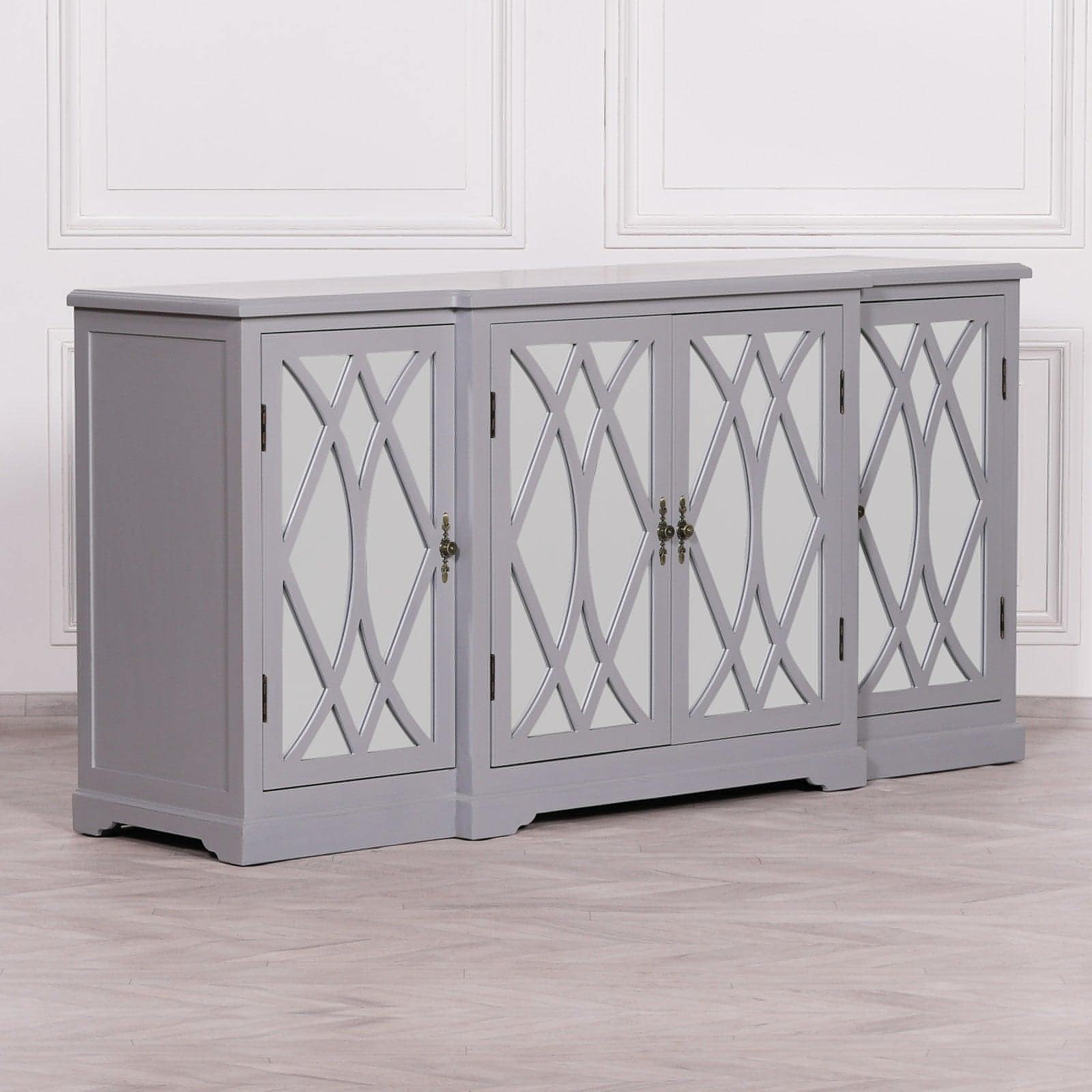 Breakfont Grey Mirror Front Sideboard - House of Altair