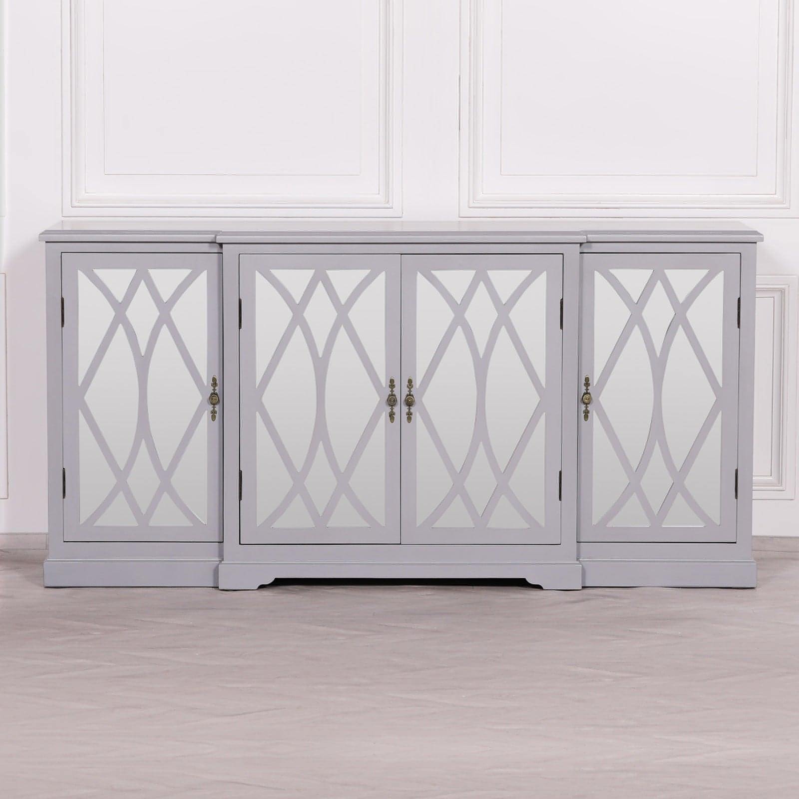 Breakfont Grey Mirror Front Sideboard - House of Altair