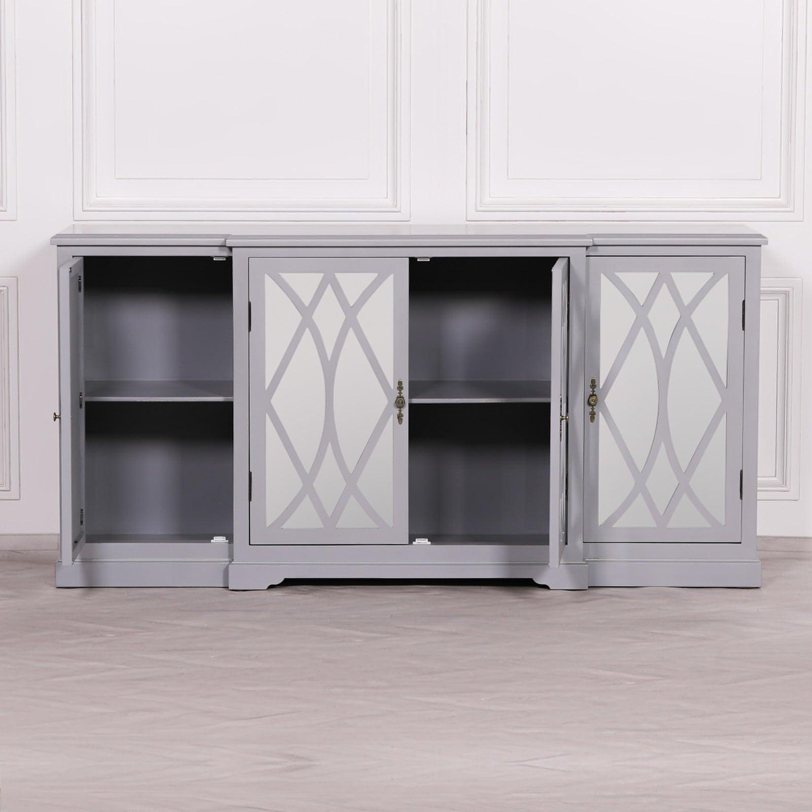 Breakfont Grey Mirror Front Sideboard - House of Altair