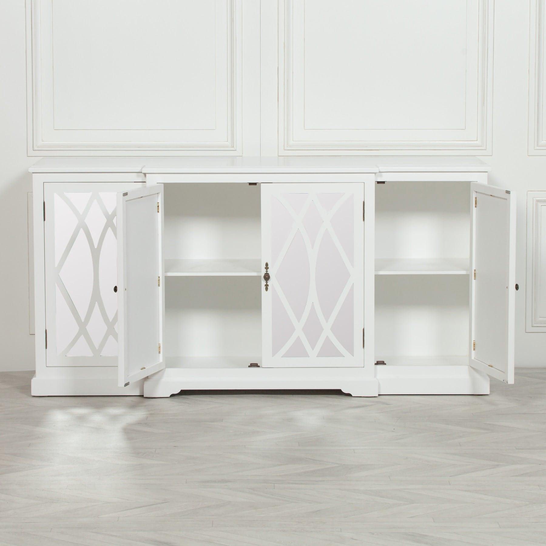 Breakfont White Mirror Front Sideboard - House of Altair