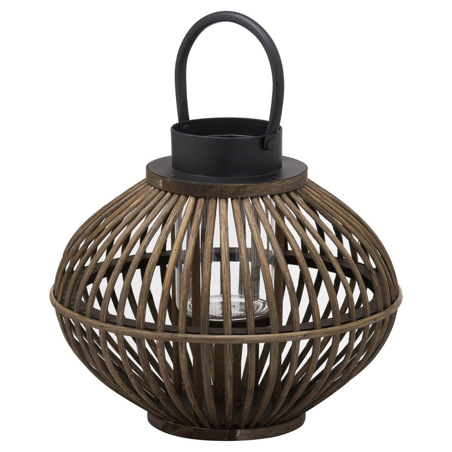 Brown Bamboo Style Lantern - House of Altair