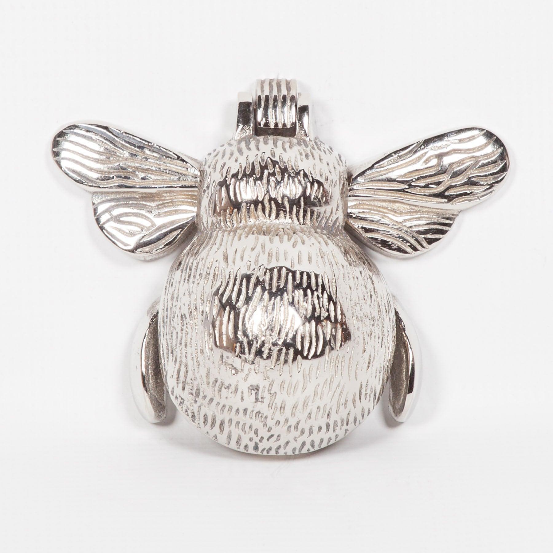 Chrome Bee Door Knocker - House of Altair