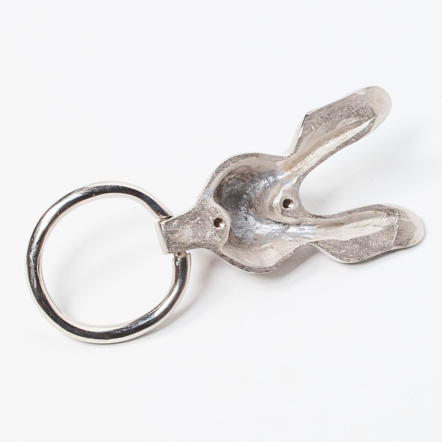 Chrome Rabbit Door Knocker - House of Altair