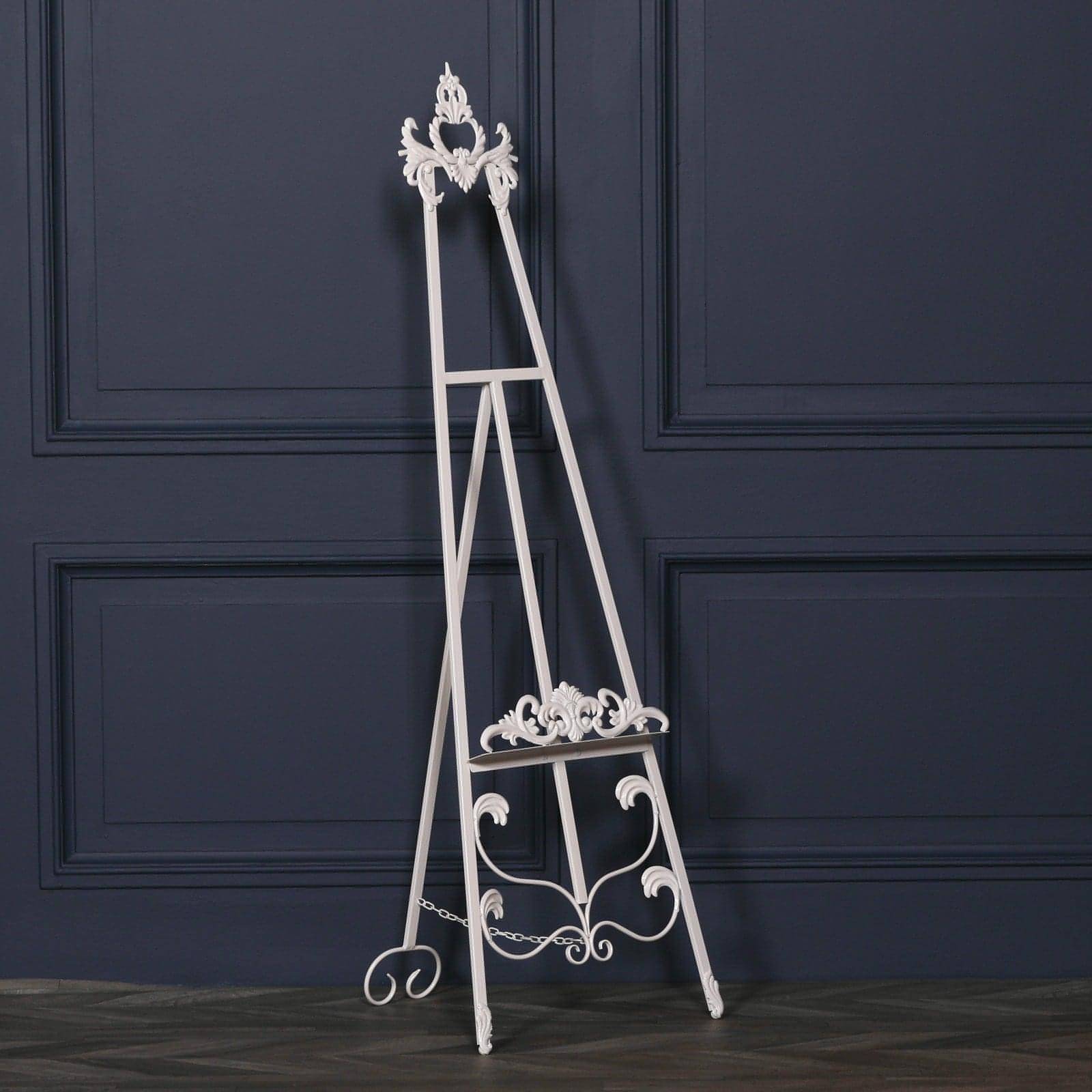 Cream Metal Easel - House of Altair