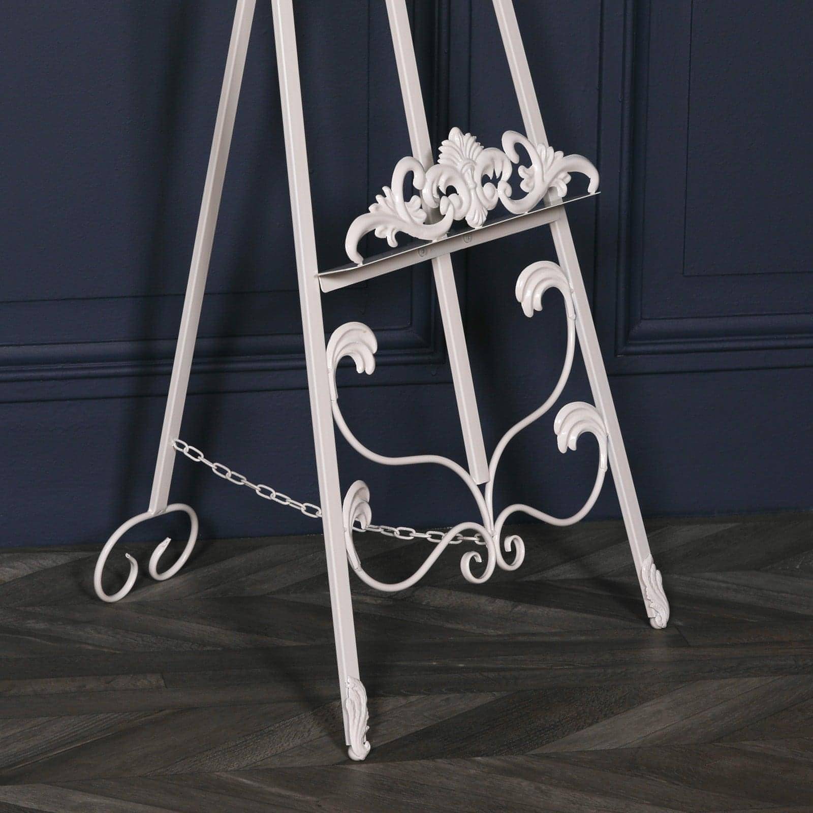 Cream Metal Easel - House of Altair