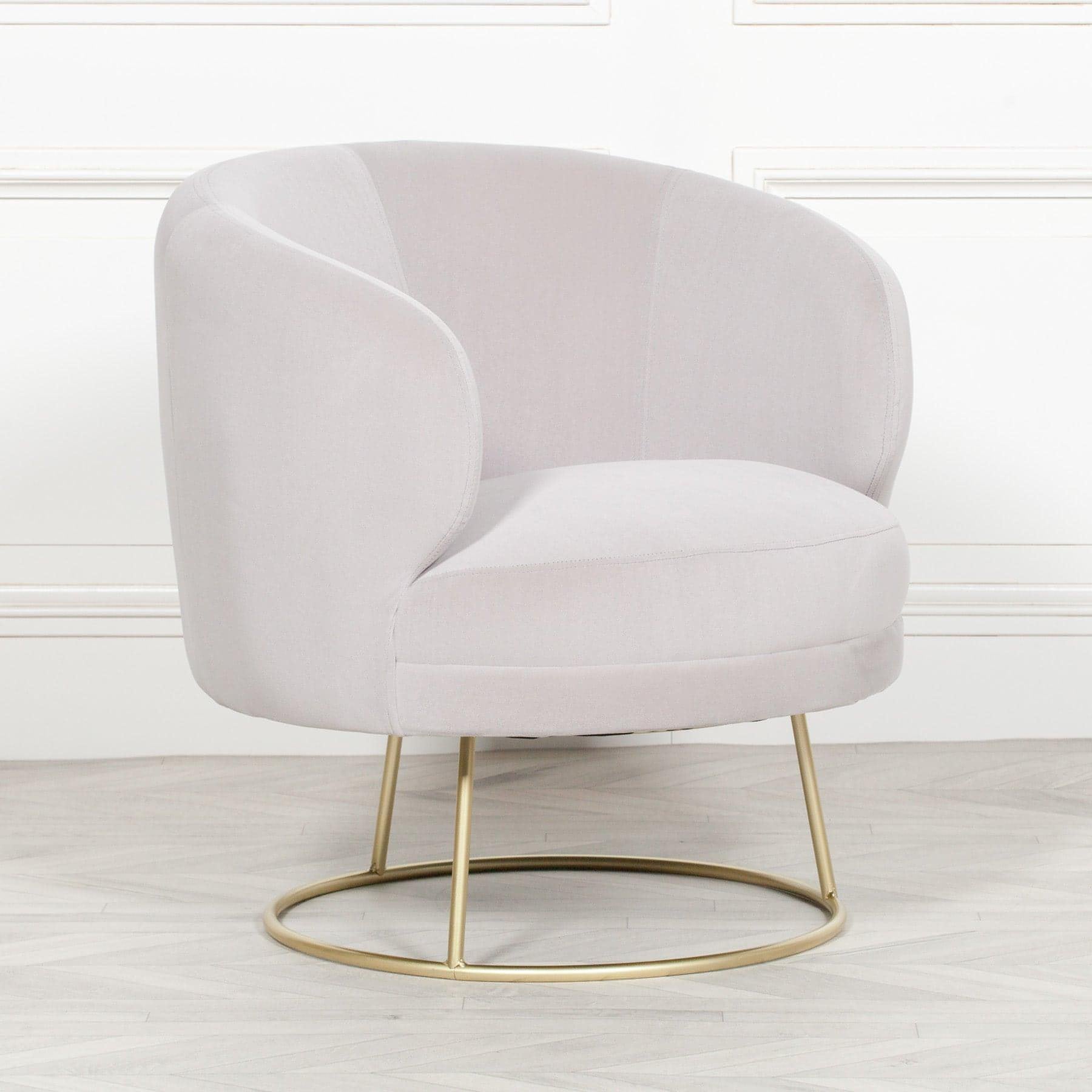 Deco Grey Armchair - House of Altair