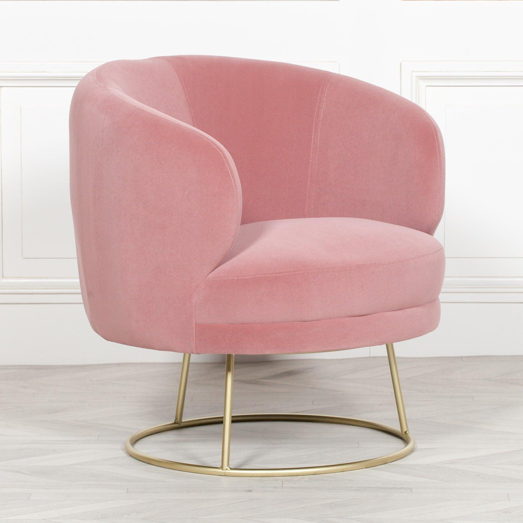 Deco Pink Armchair - House of Altair