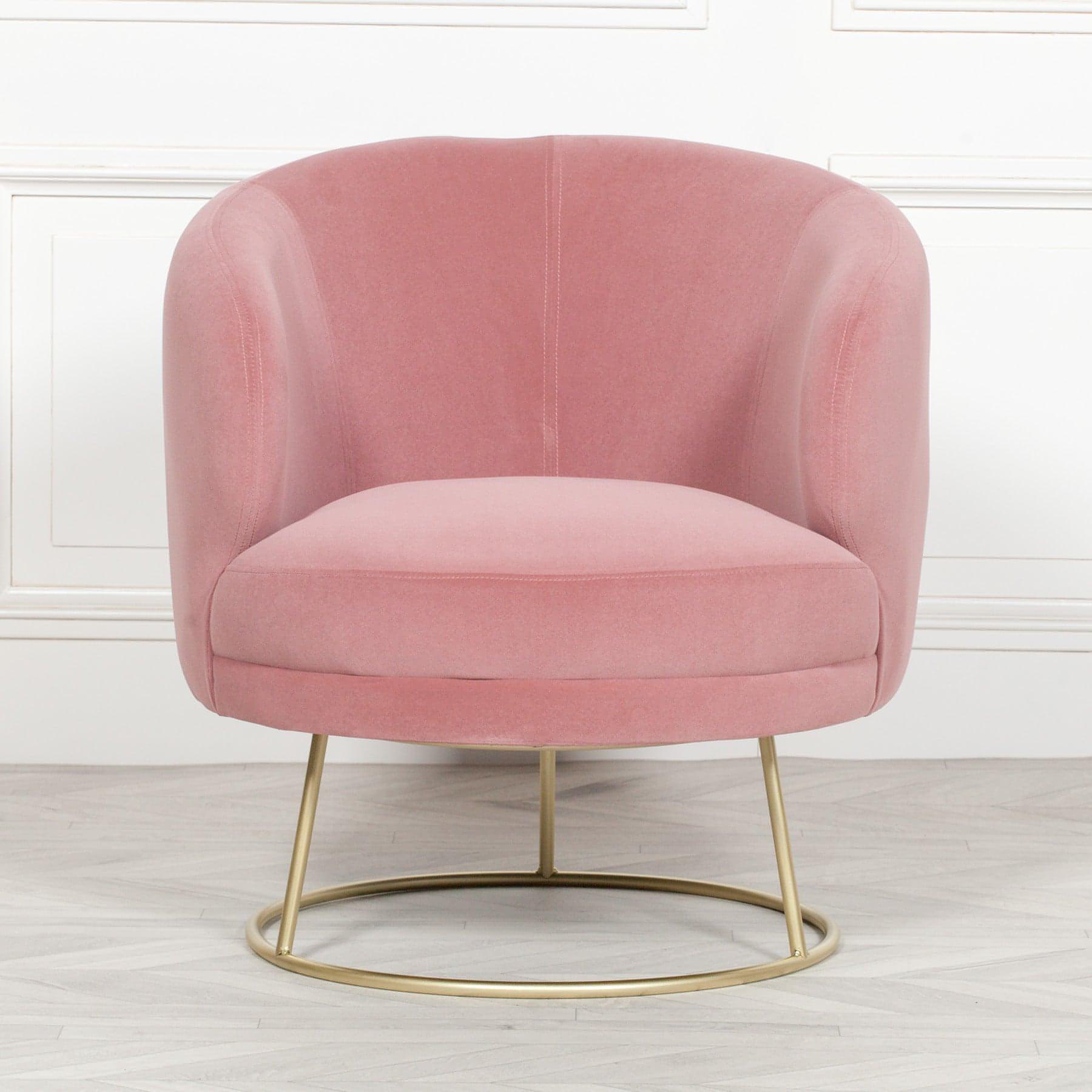 Deco Pink Armchair - House of Altair