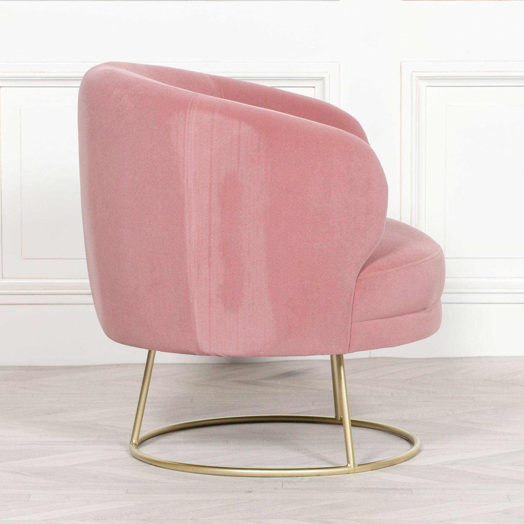 Deco Pink Armchair - House of Altair