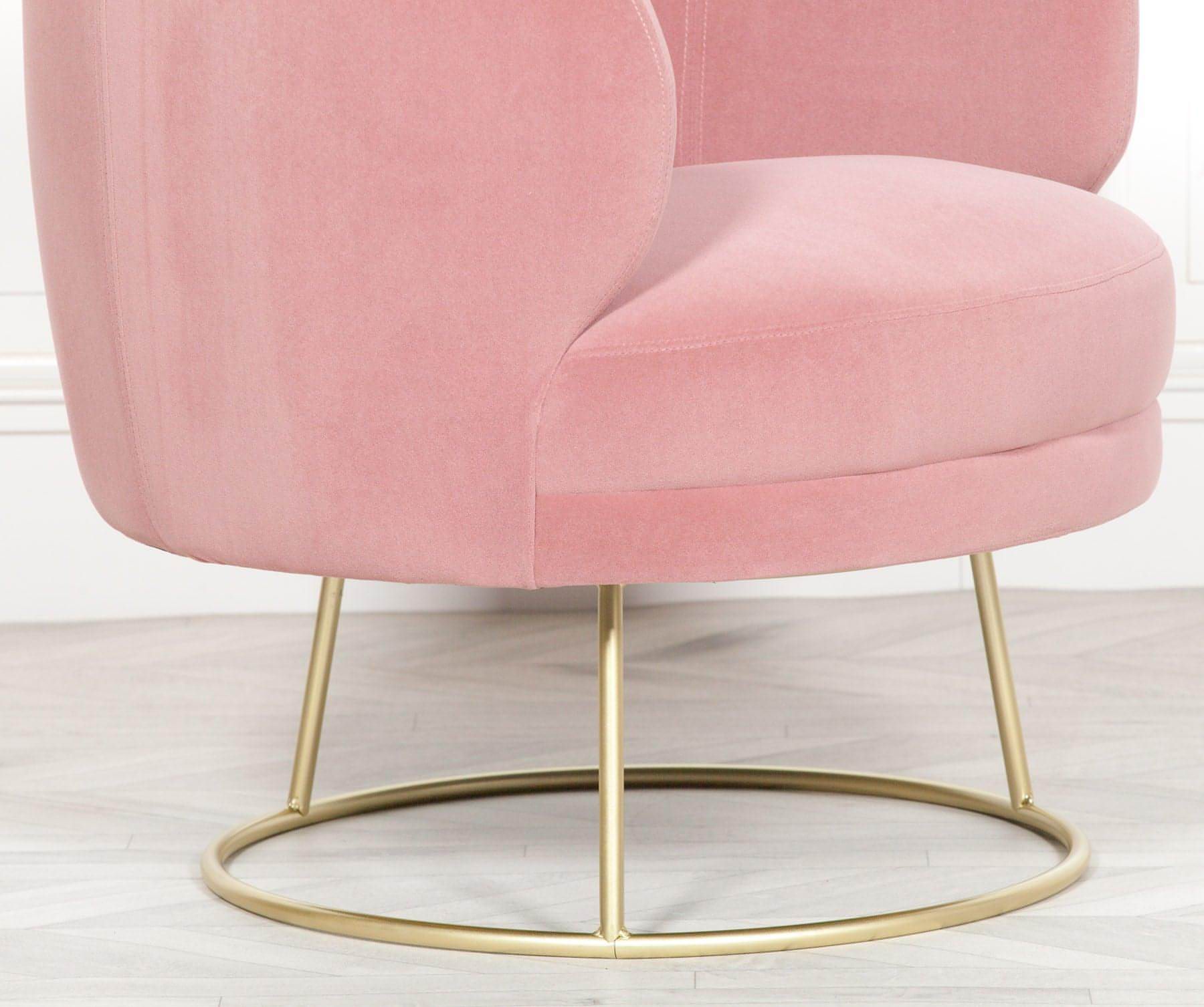 Deco Pink Armchair - House of Altair