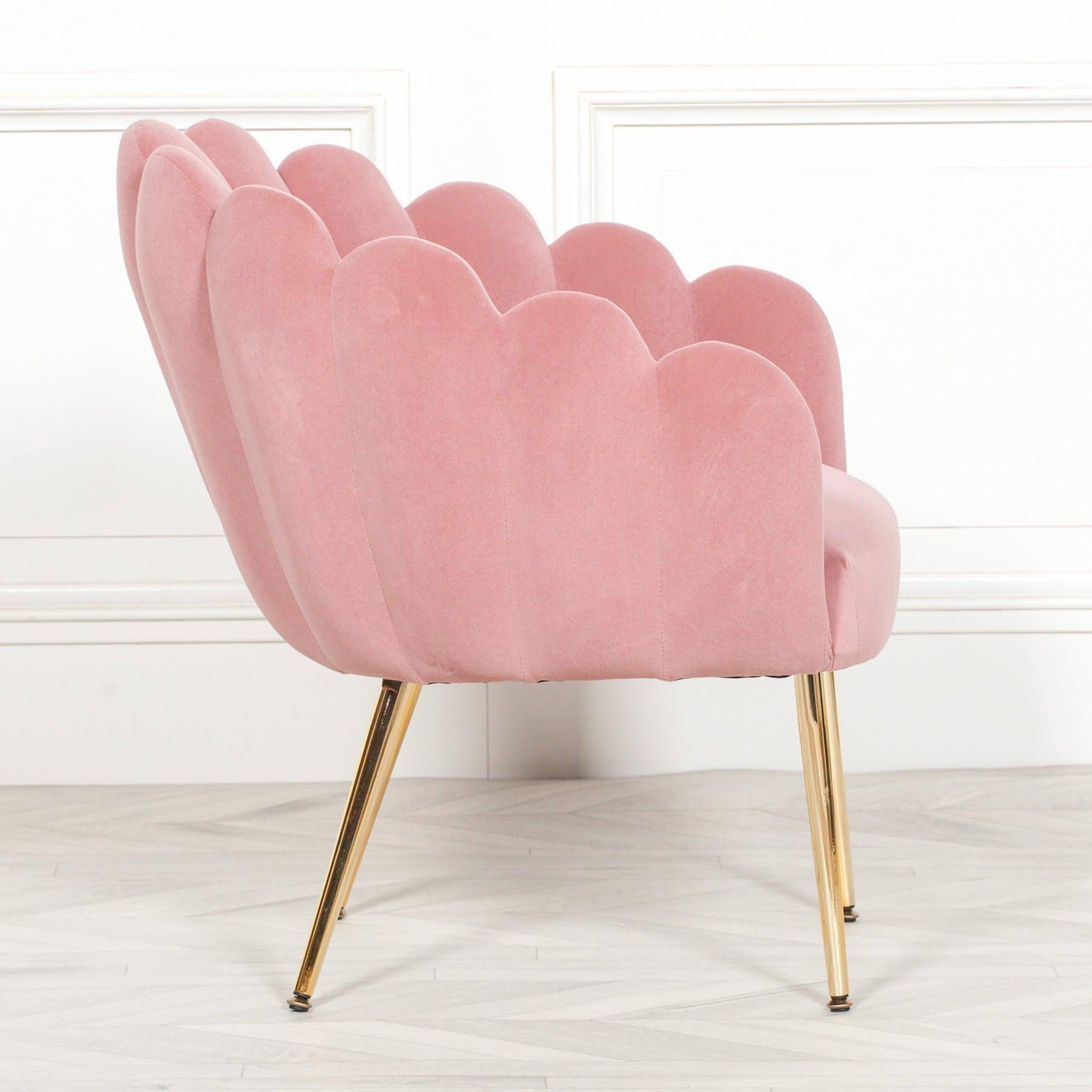 Deco Pink Dining / Bedroom Chair - House of Altair