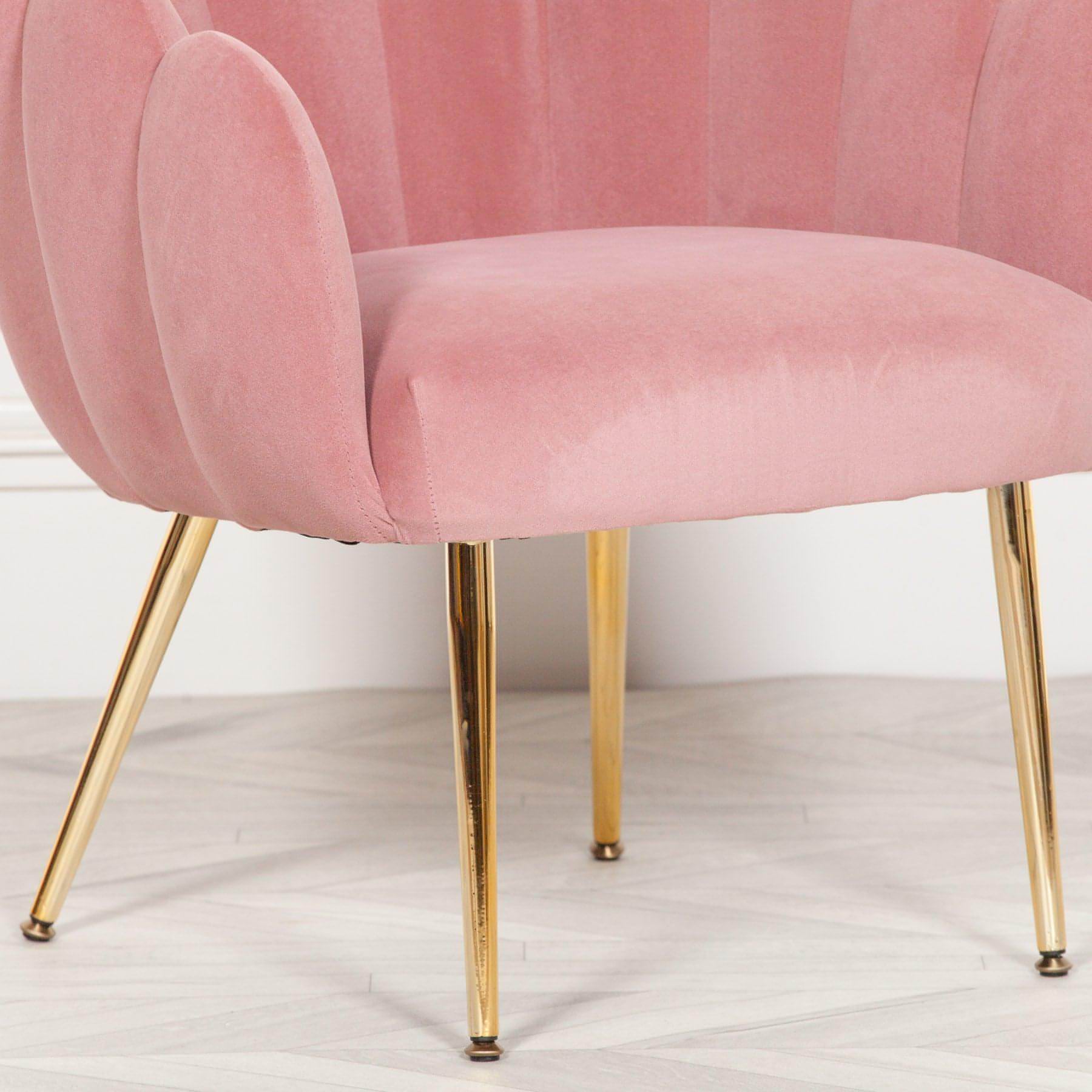 Deco Pink Dining / Bedroom Chair - House of Altair