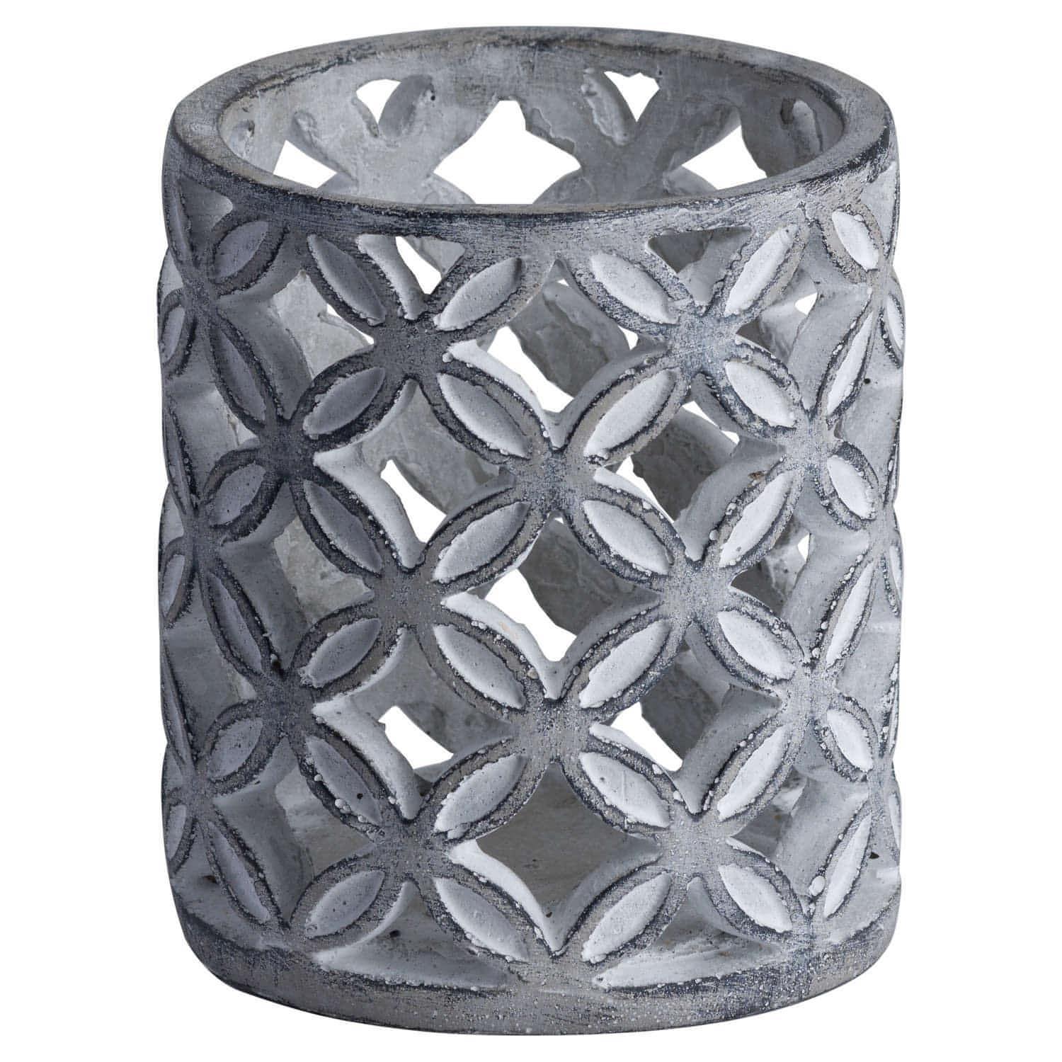 Geometric Stone Candle Sconce - House of Altair