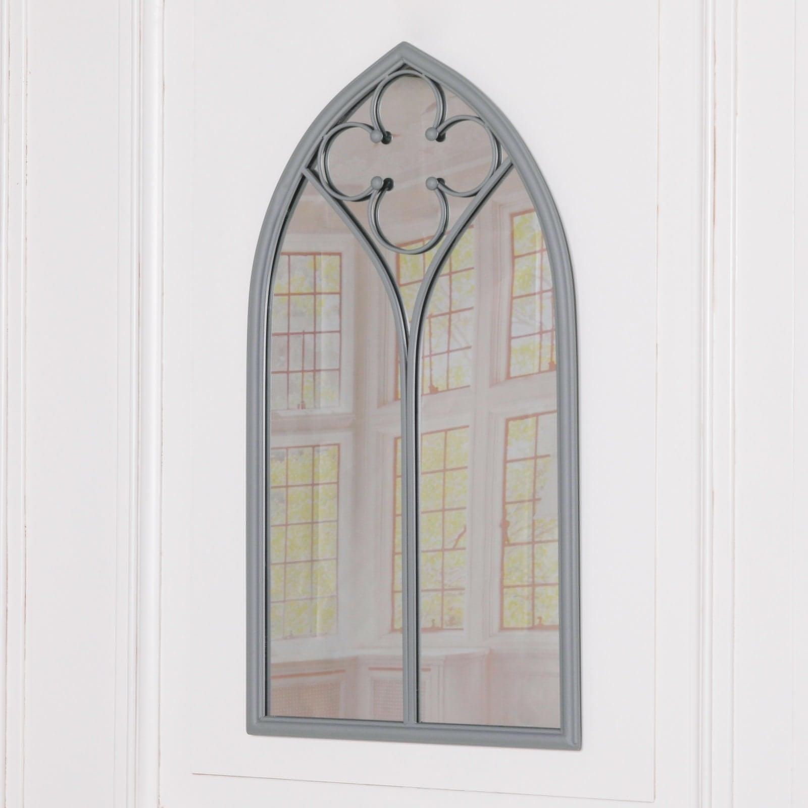 Grey Gothic Wall Mirror - House of Altair