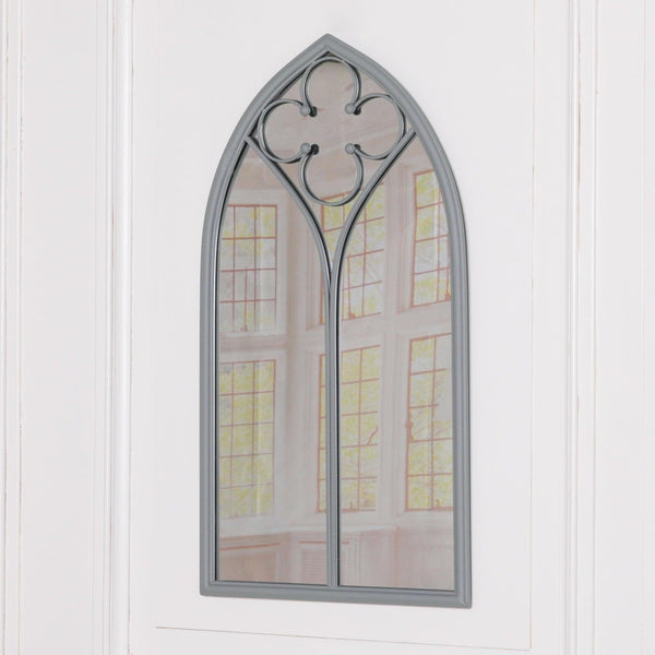 Grey Gothic Wall Mirror - House of Altair