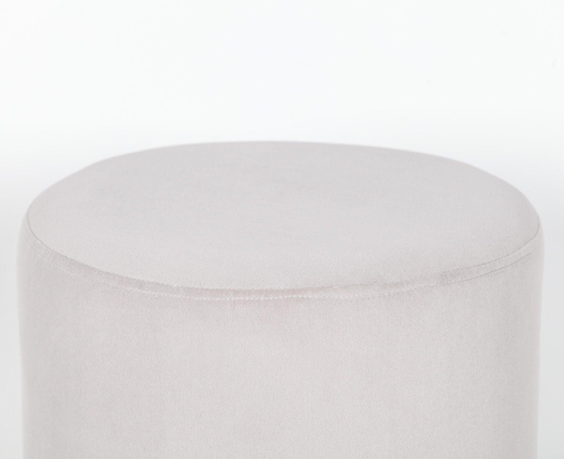 Grey Round Stool - House of Altair