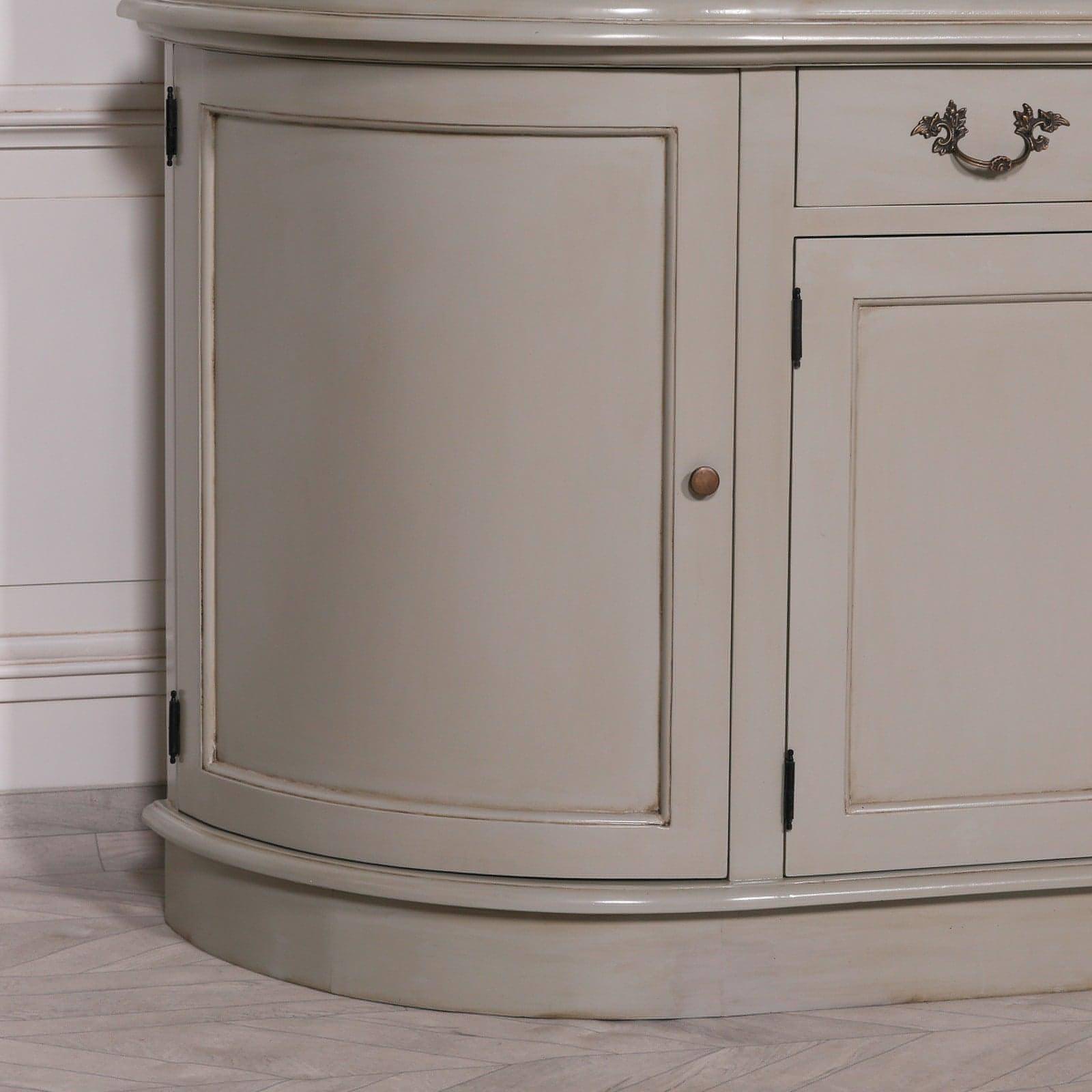 Large Grey Dresser Display Cabinet - House of Altair