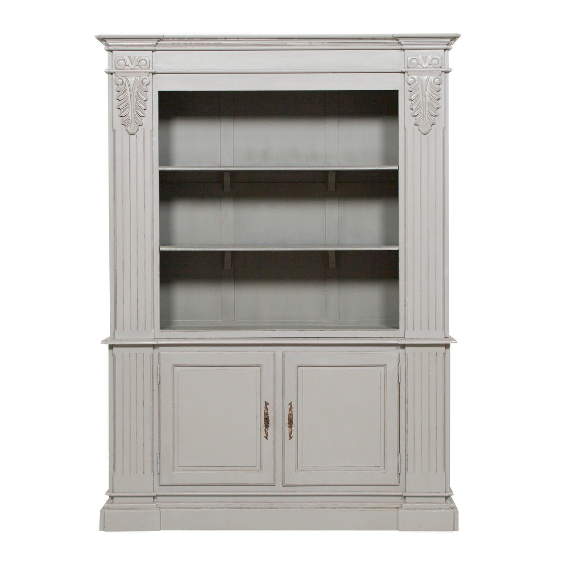 Large Grey Open Bookcase - House of Altair