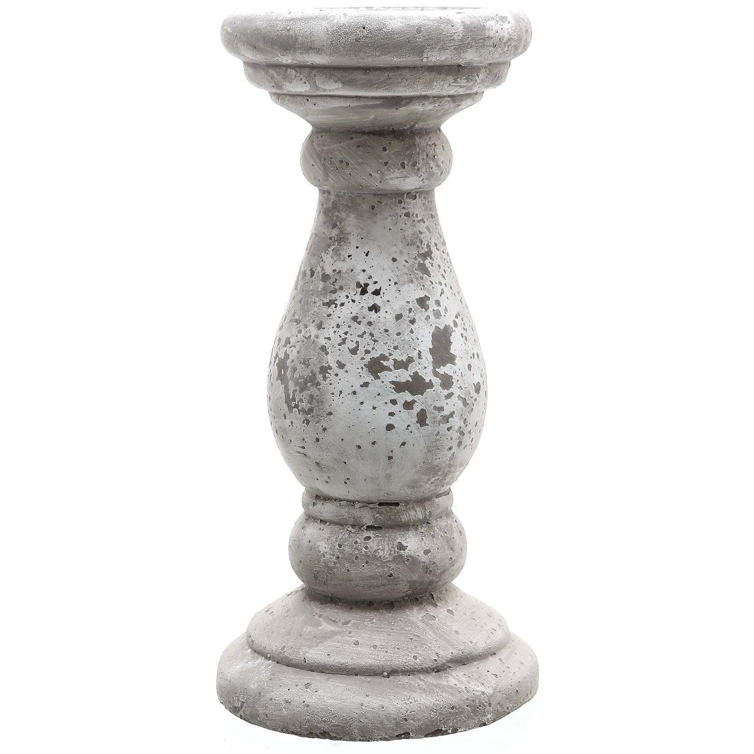 Large Stone Ceramic Candle Holder - House of Altair