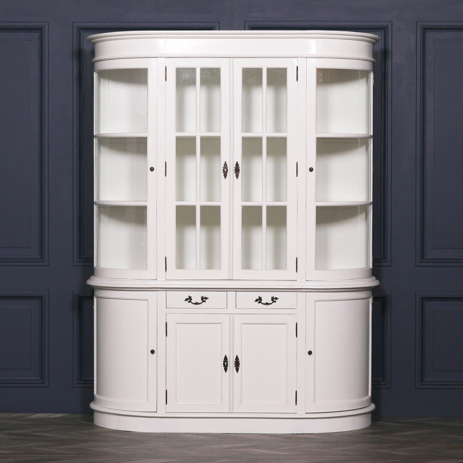 Large White Dresser Display Cabinet - House of Altair