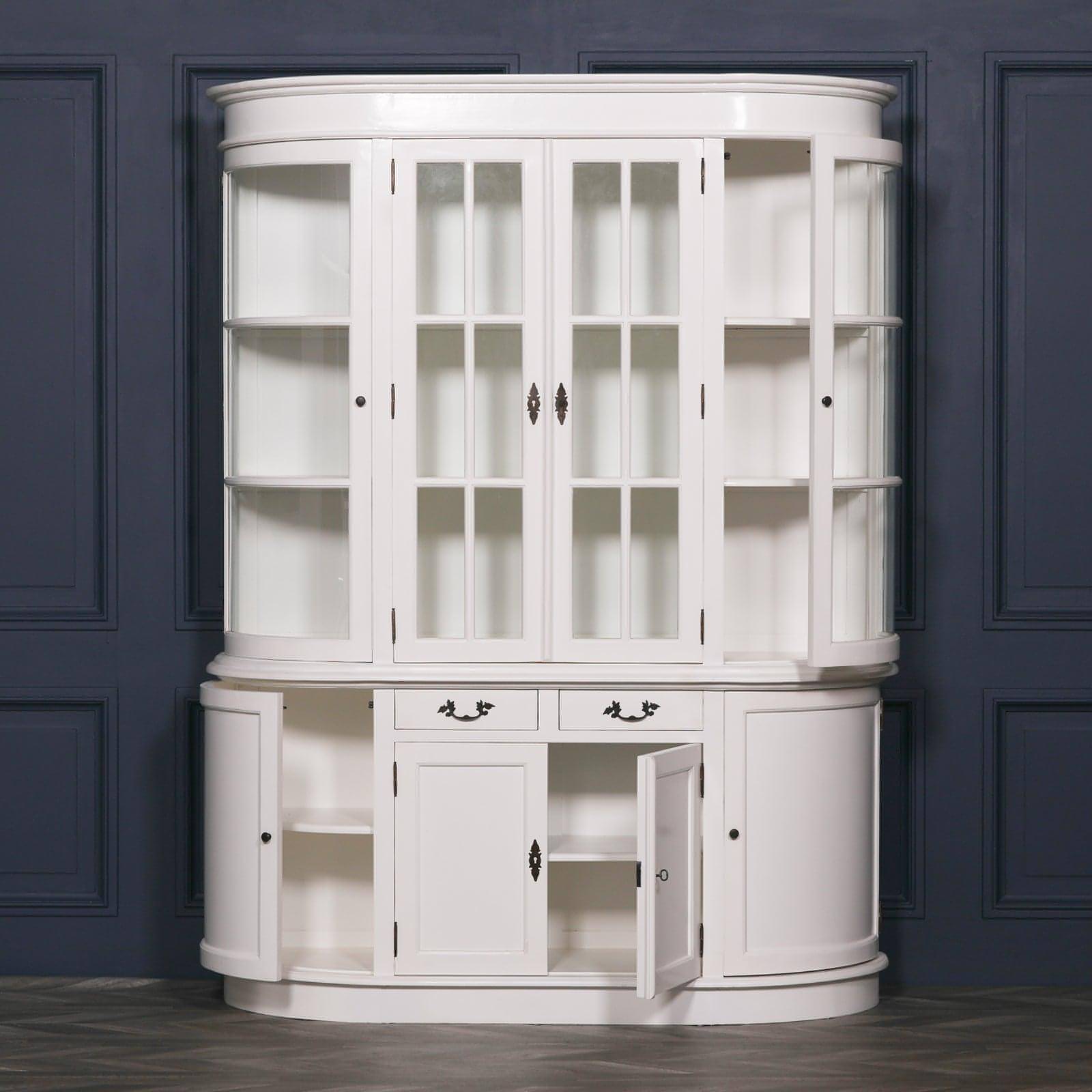 Large White Dresser Display Cabinet - House of Altair