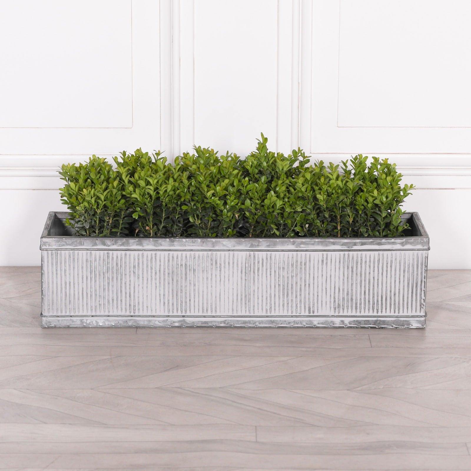 Metal Window Box Planter - Medium - House of Altair