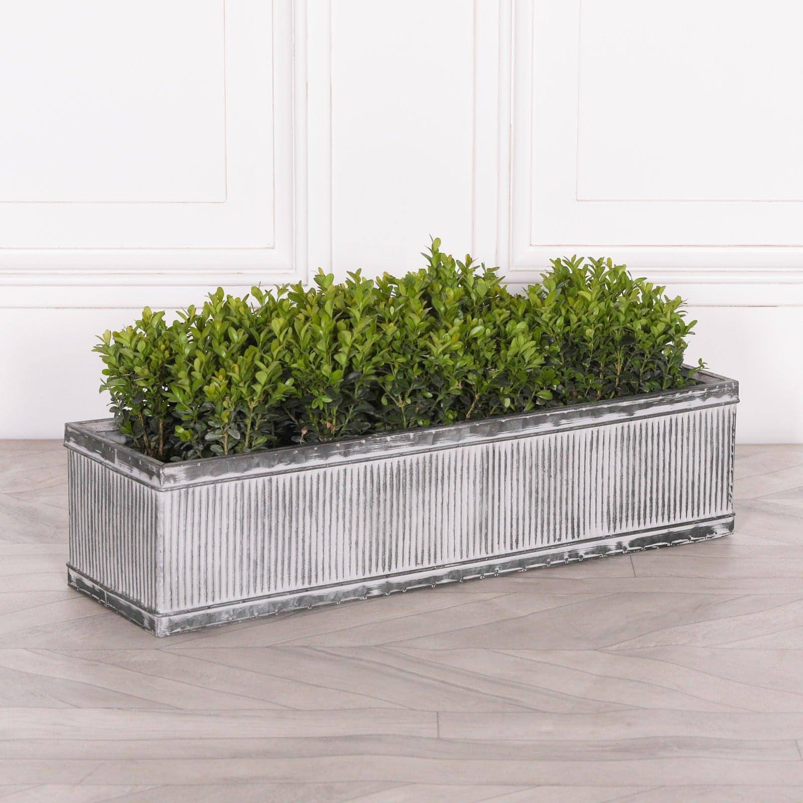 Metal Window Box Planter - Medium - House of Altair