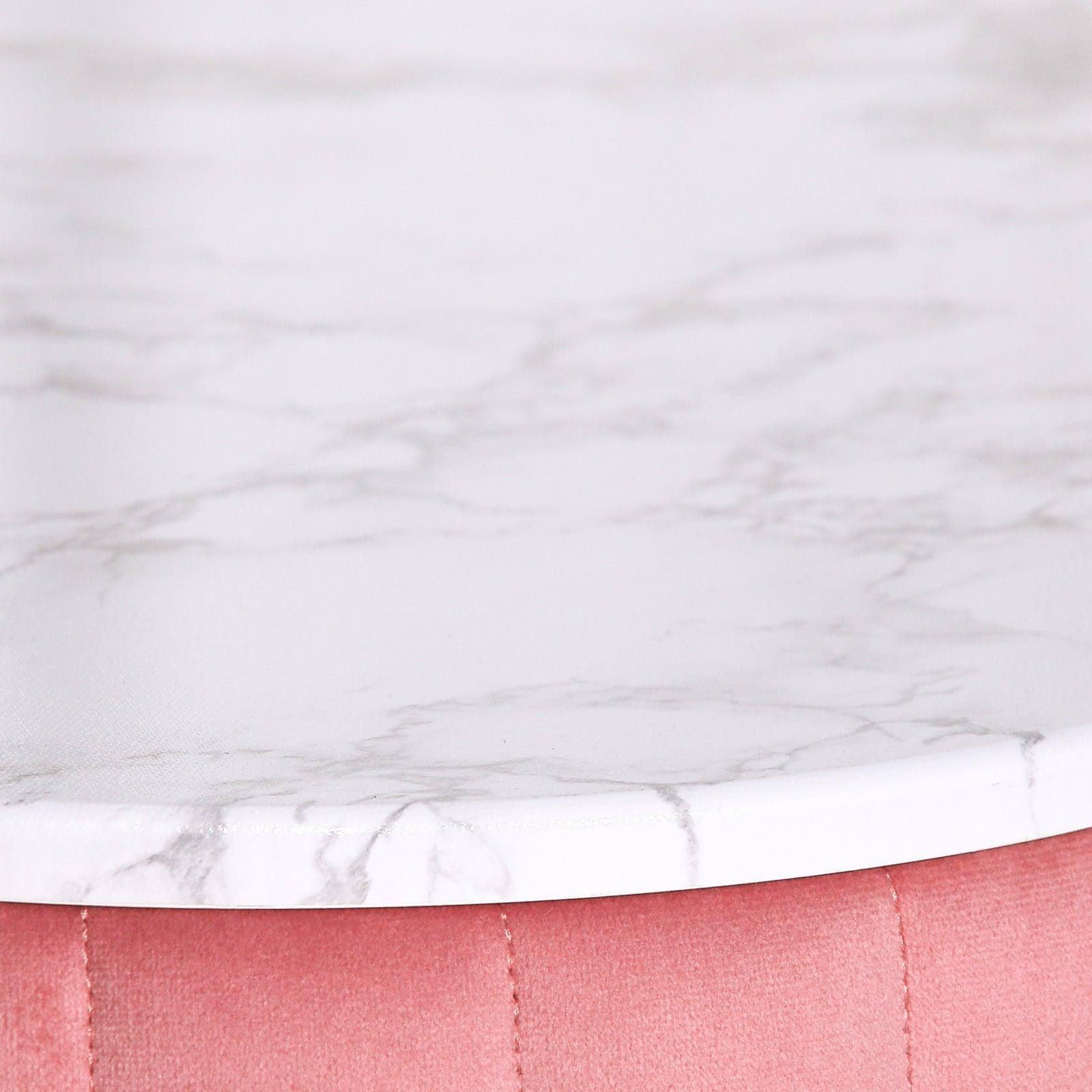 Pink Upholstered Dressing Table - House of Altair