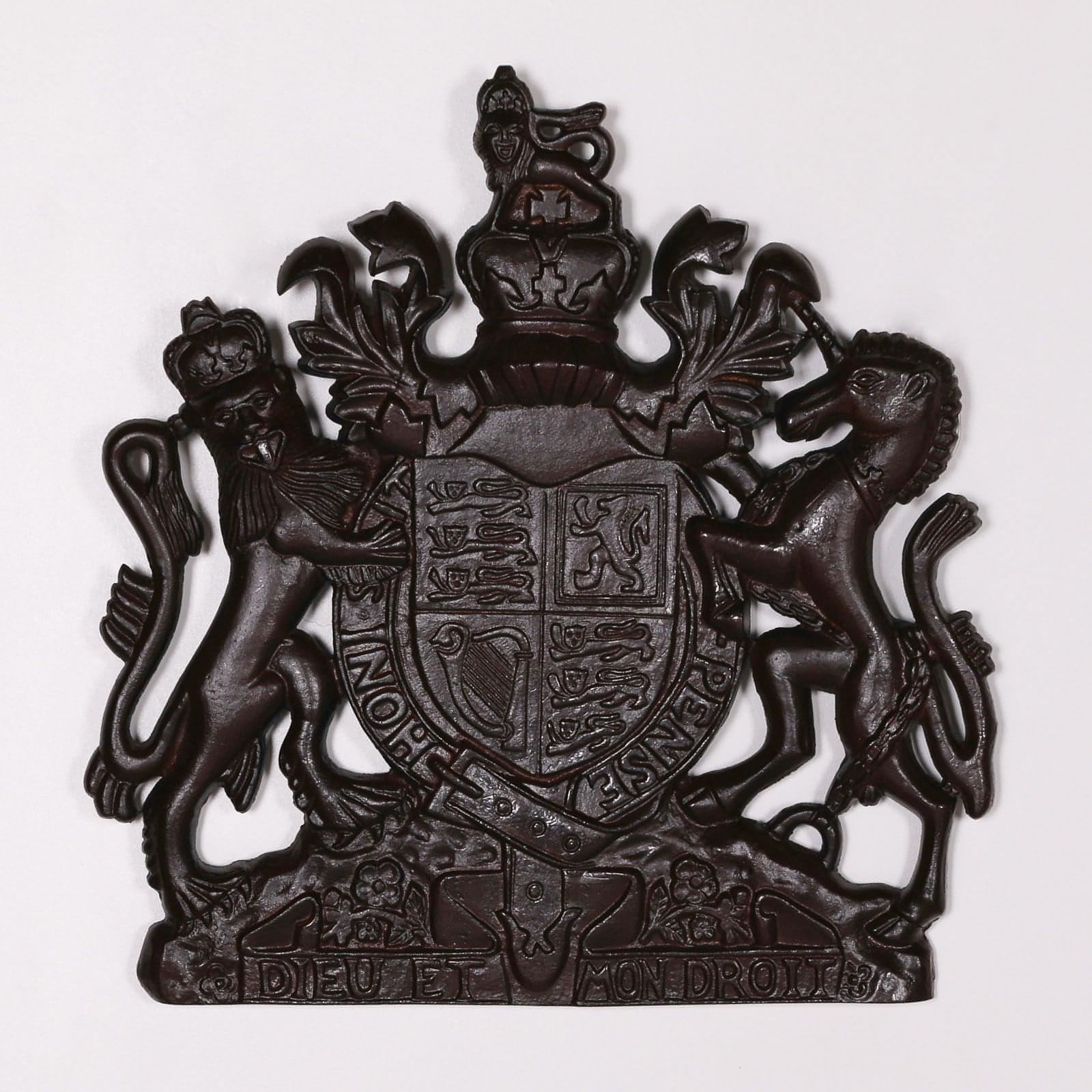 Rustic Iron Style Cast Metal Coat of Arms - House of Altair