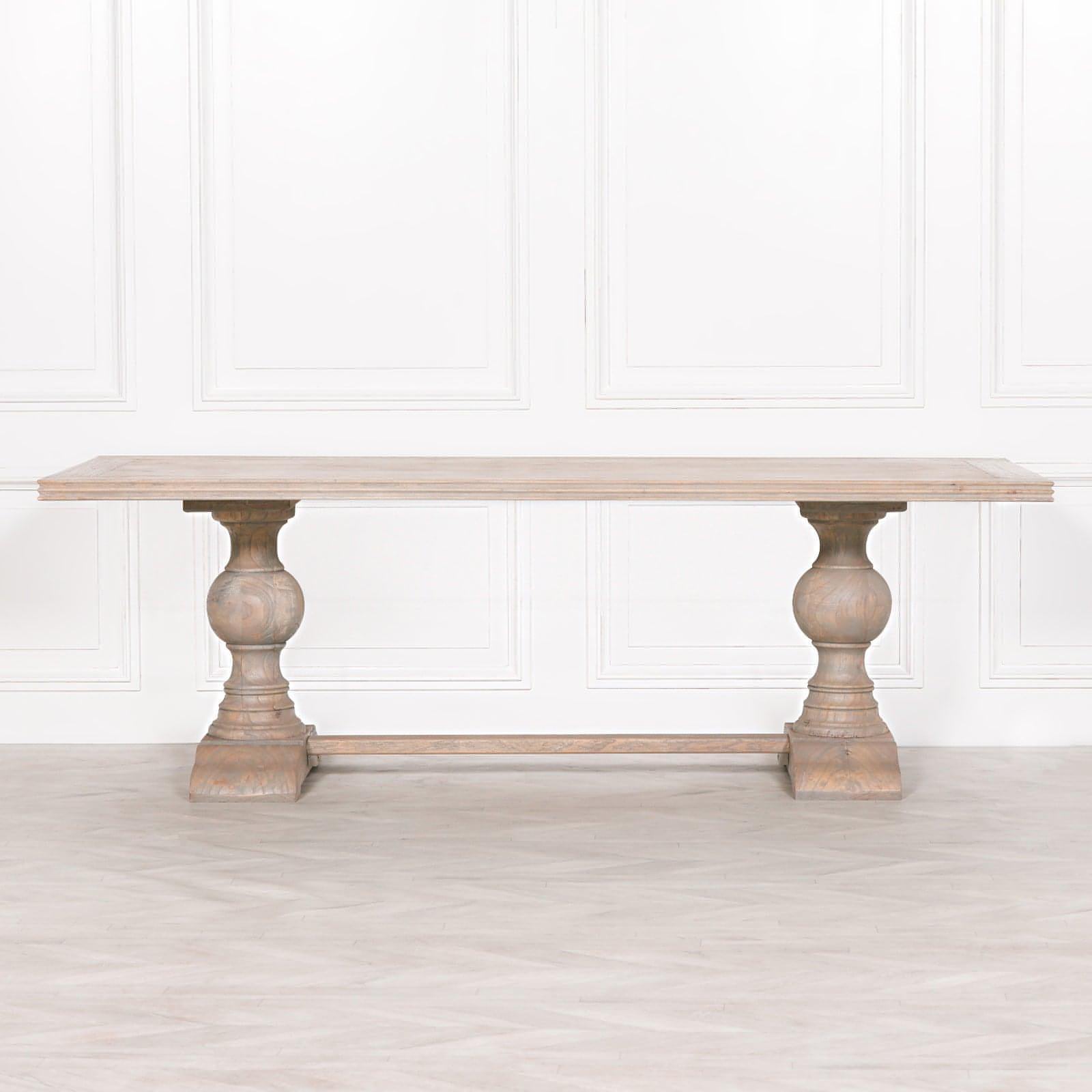 Rustic Wooden Dining Table 240cm - House of Altair