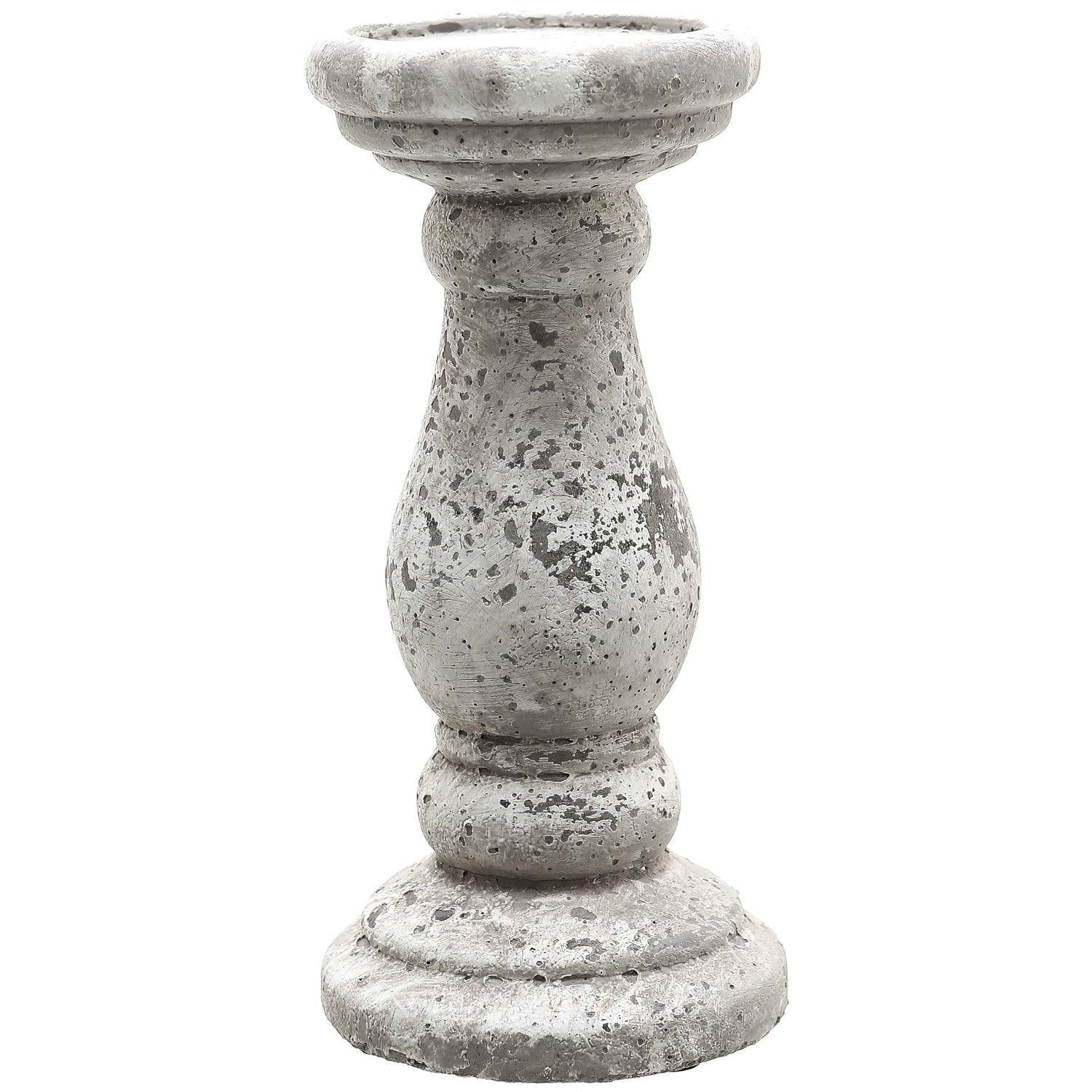 Small Stone Ceramic Candle Holder - House of Altair