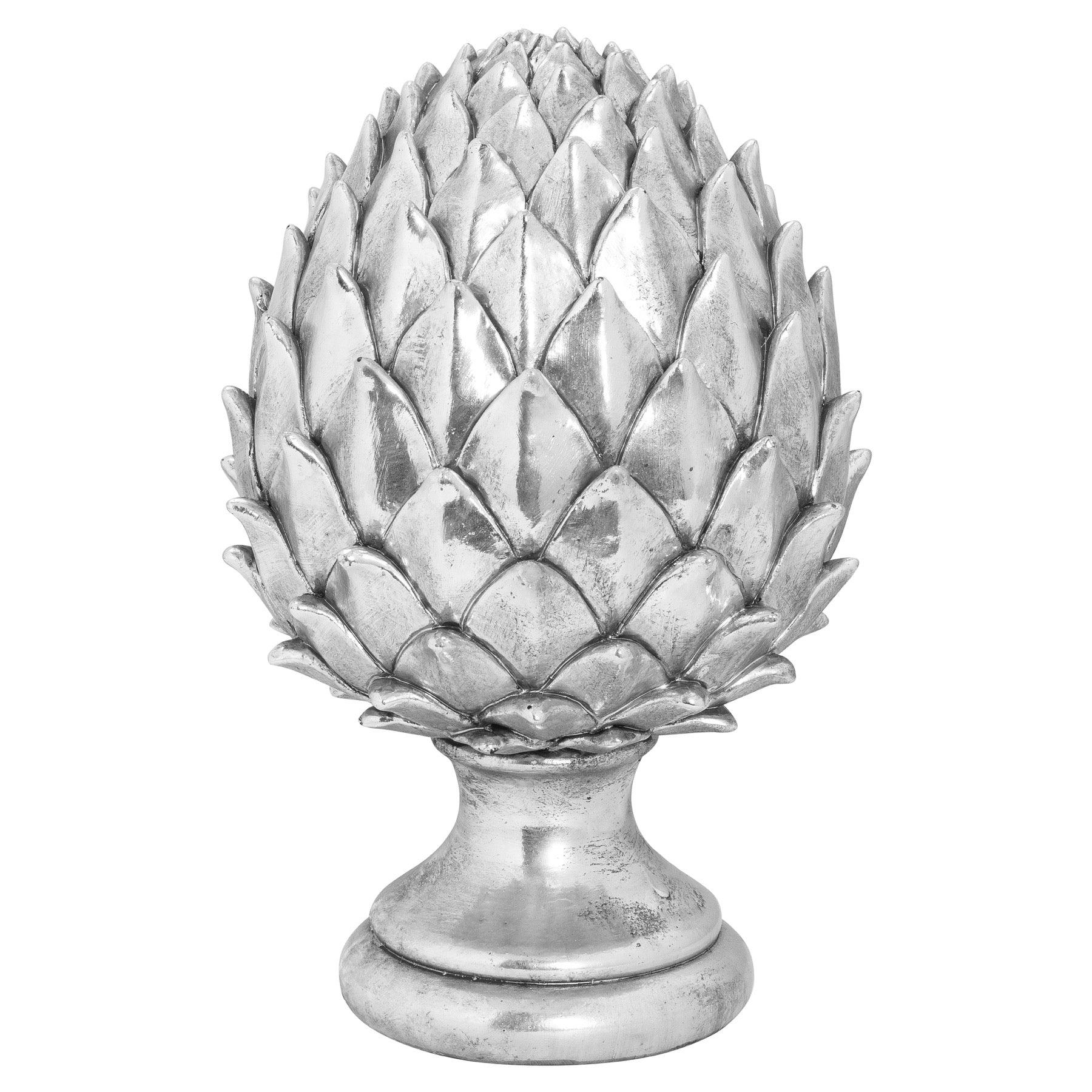 Tall Silver Pinecone Finial - House of Altair