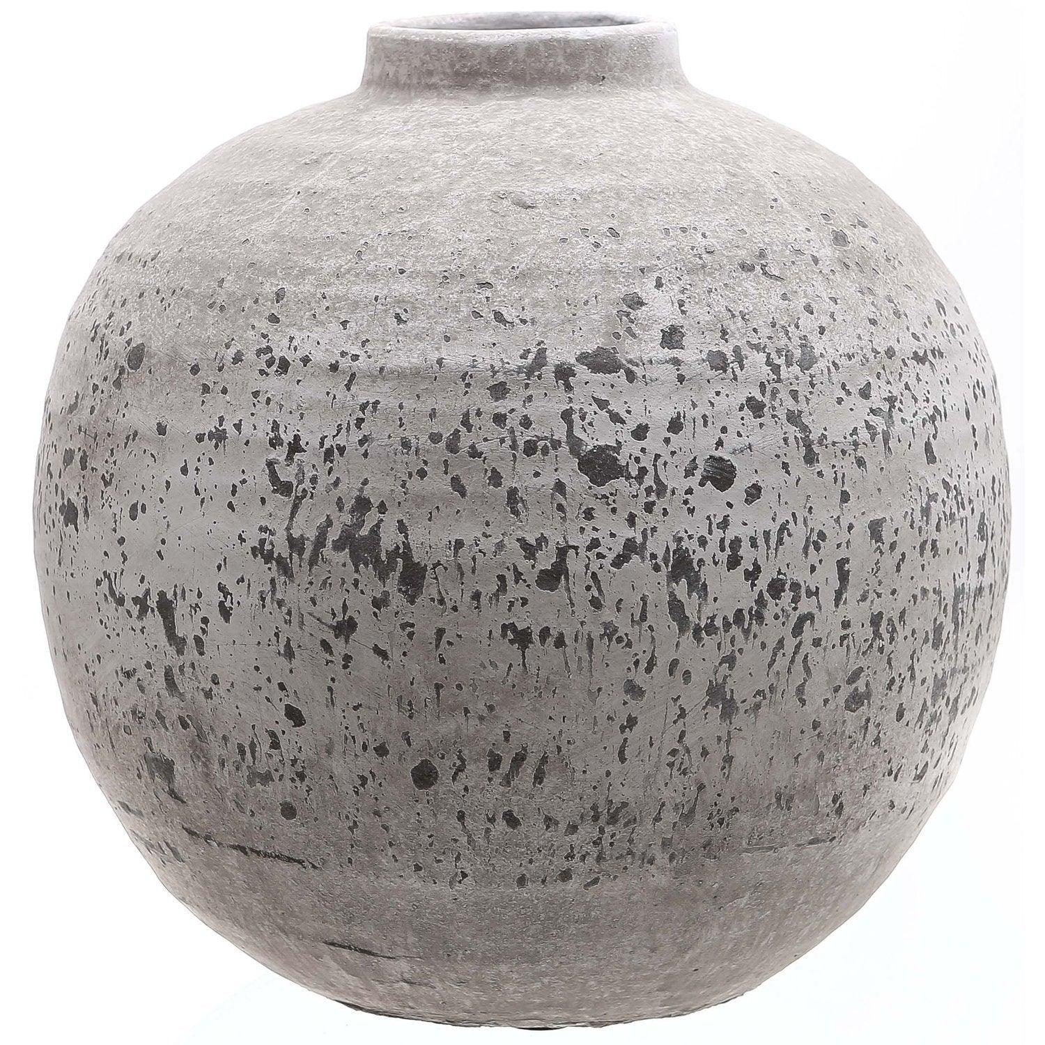 Tiber Stone Ceramic Vase - House of Altair