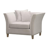 Vesper Cushion Back Snuggle Chair - House of Altair