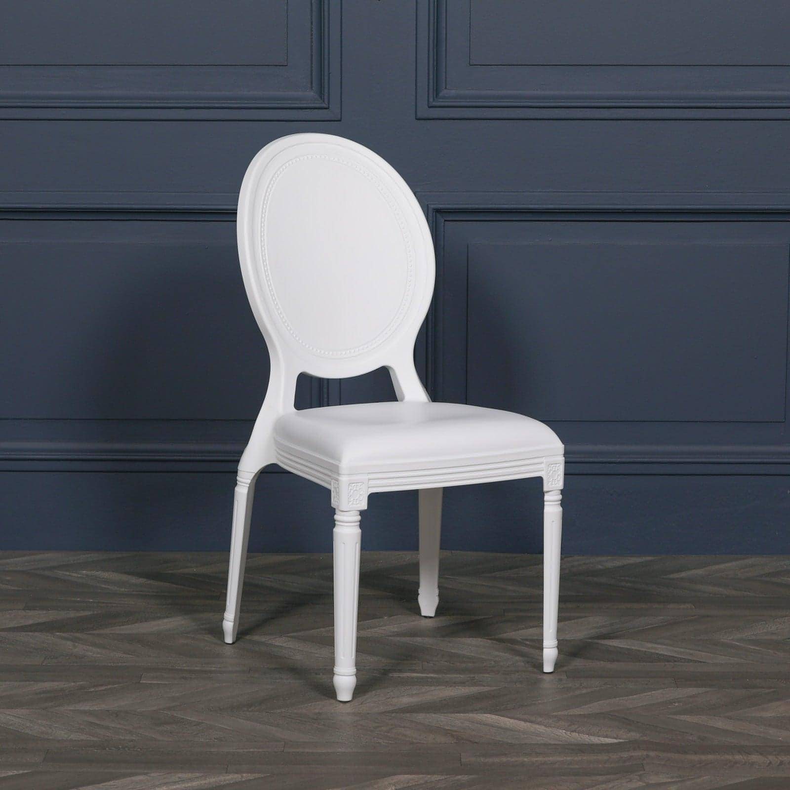 White Louis Chair - House of Altair