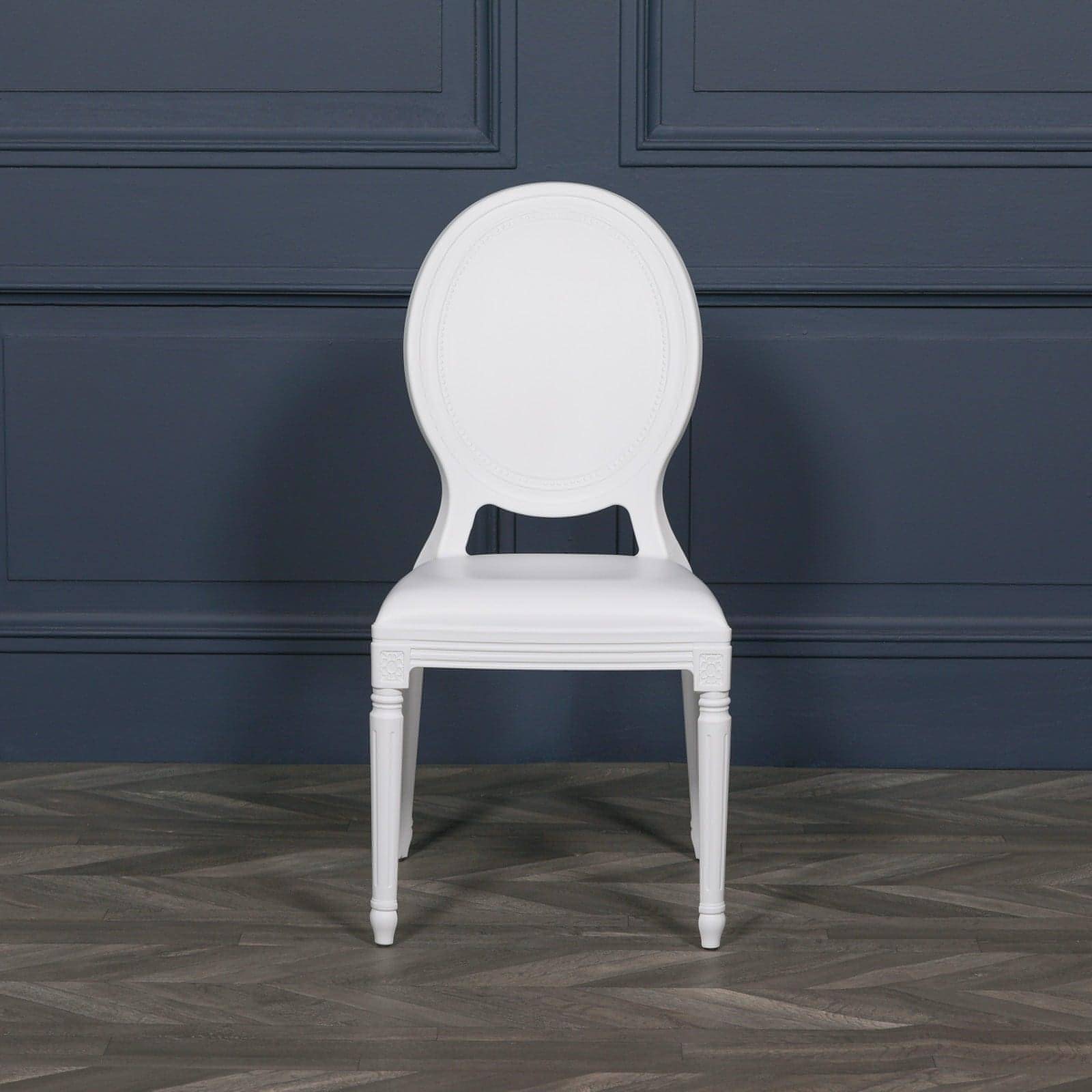 White Louis Chair - House of Altair