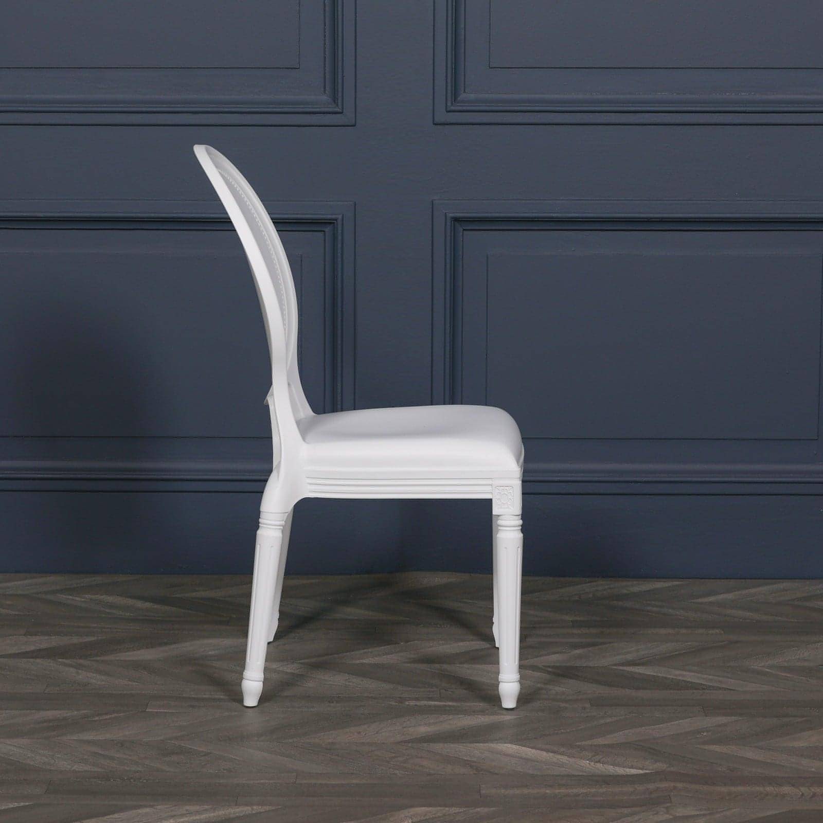 White Louis Chair - House of Altair