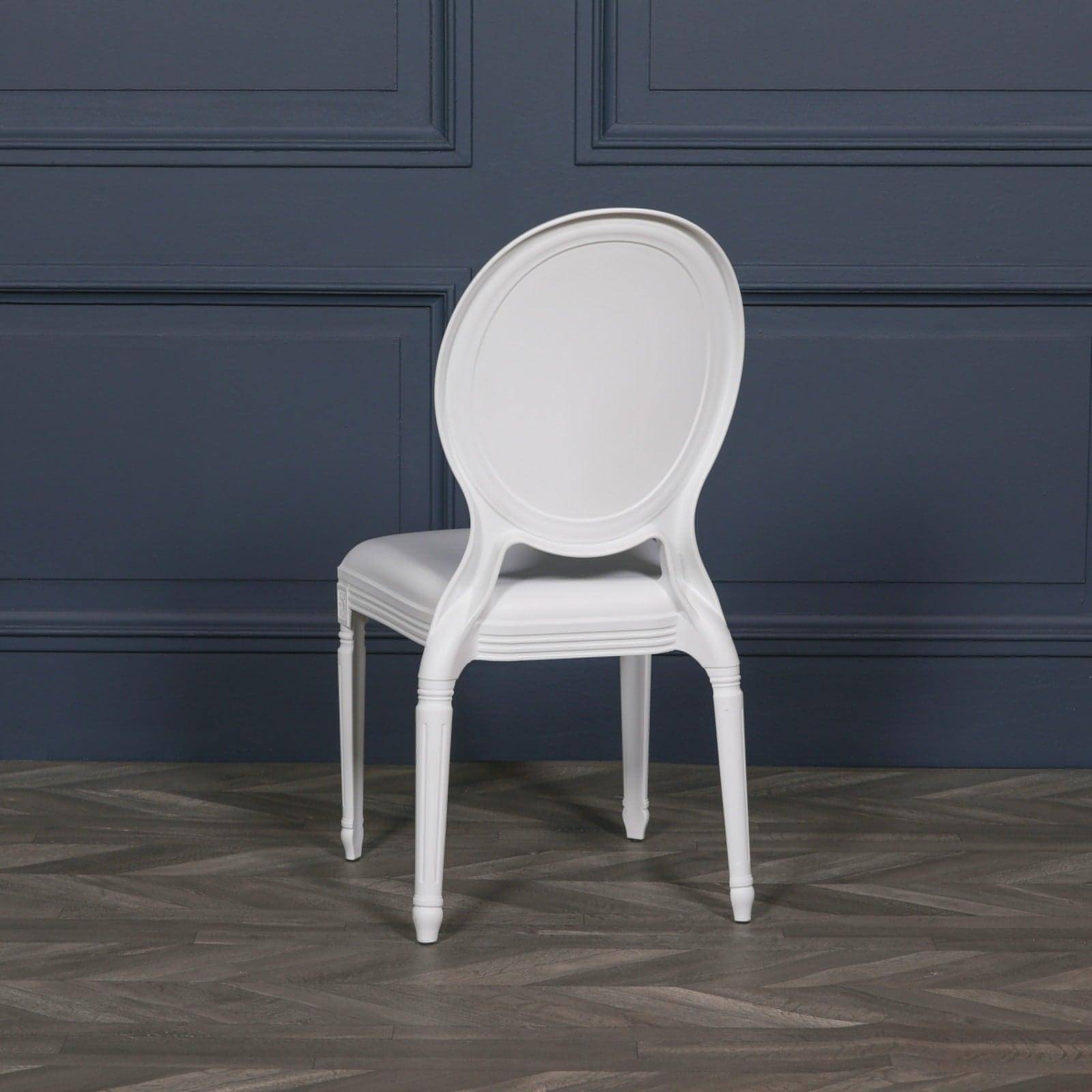 White Louis Chair - House of Altair