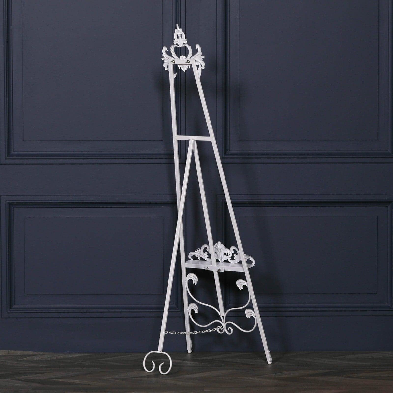 White Metal Easel 165cm - House of Altair